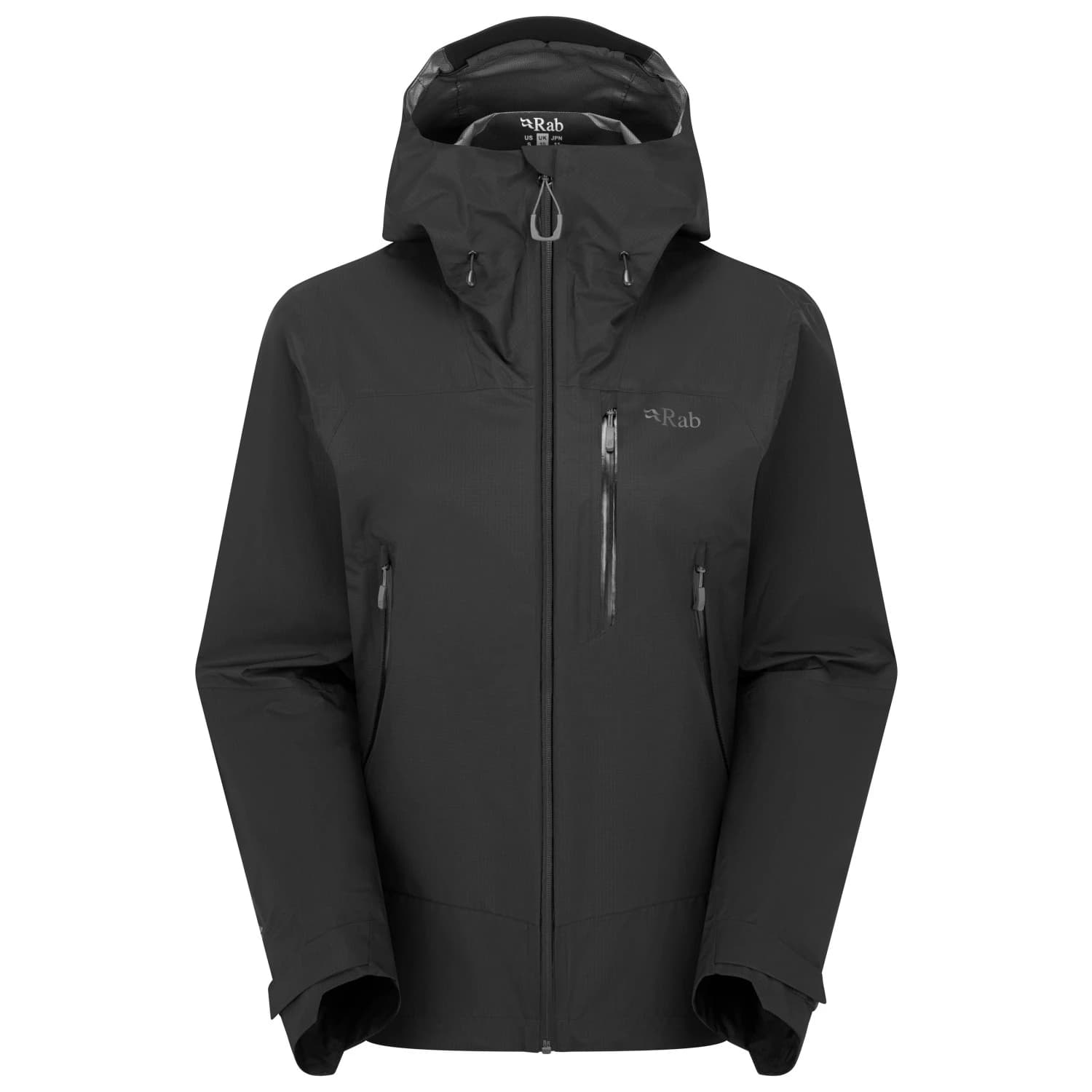 Дамско водоустойчиво яке Rab Women's Downpour Mountain Jacket Waterproof jacket - Black