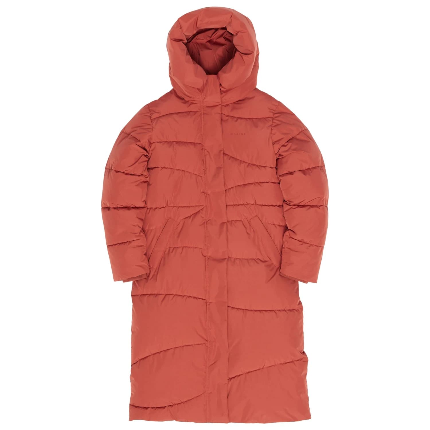 Дамско палто Mazine Women's Waves Quilt Puffer Coat - Marsala