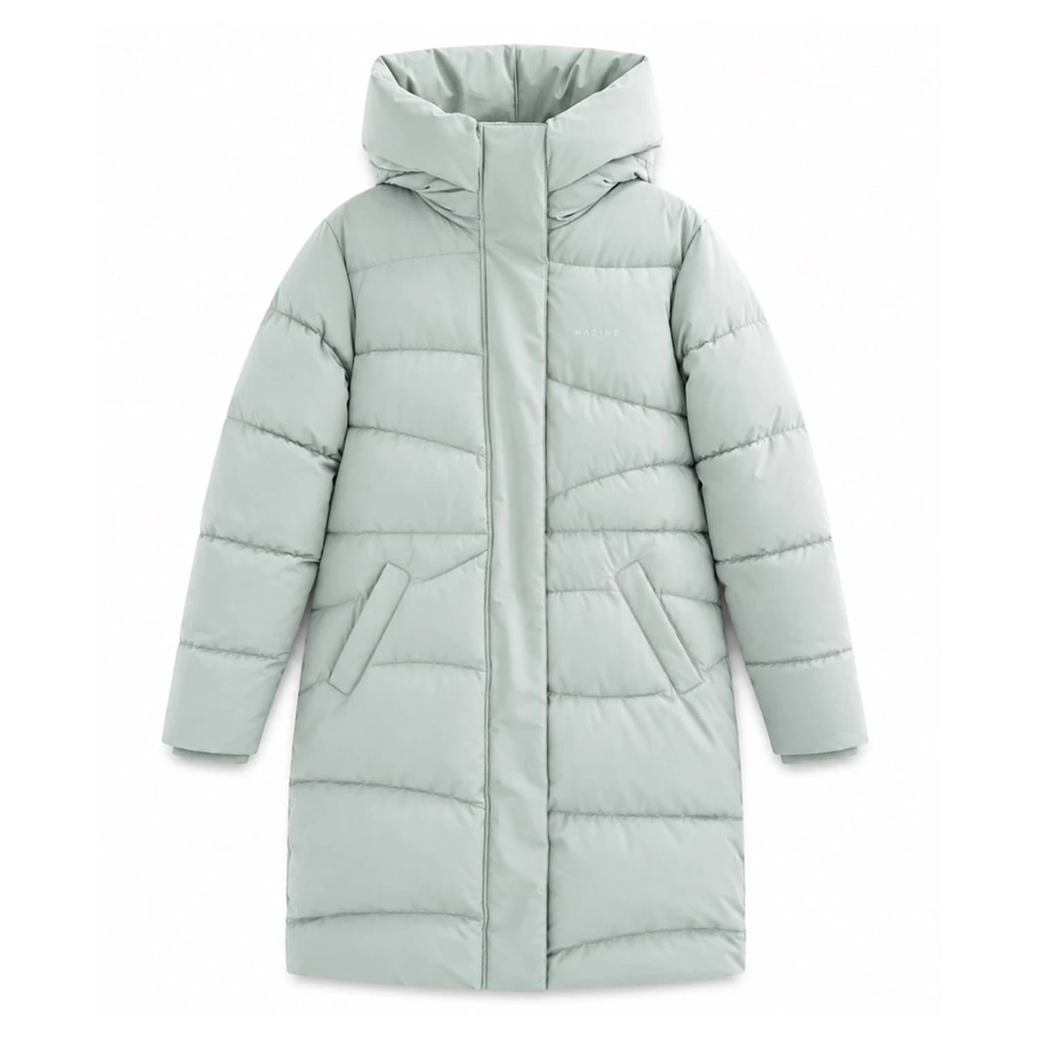 Палто Mazine Women's Waves Quilt Puffer Coat - Ice Green