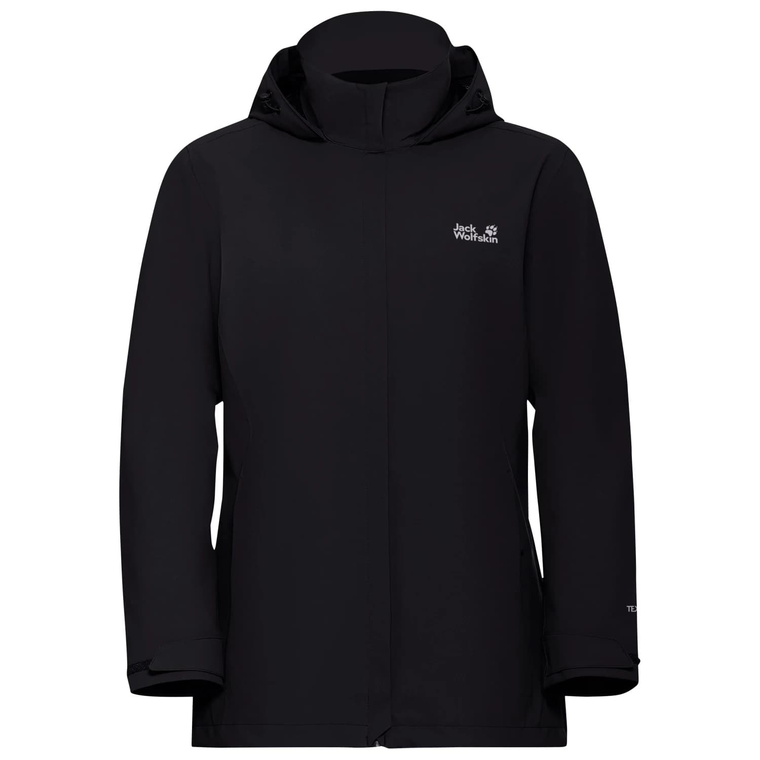Дамско водоустойчиво яке Jack wolfskin Women's Trailtime 2L Jacket Waterproof jacket - Black