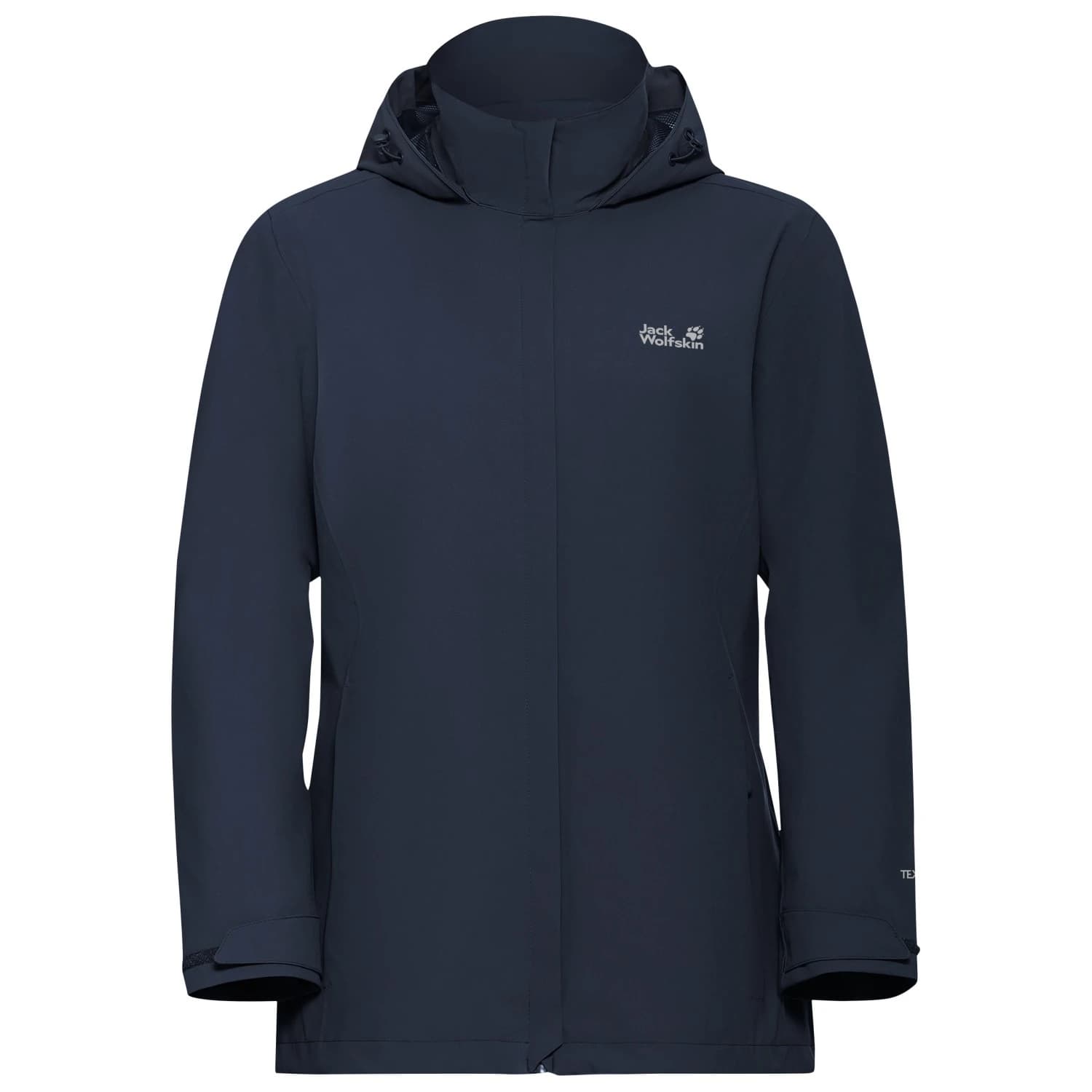 Дамско водоустойчиво яке Jack Wolfskin Women's Trailtime 2L Jacket Waterproof jacket - Midnight Sky