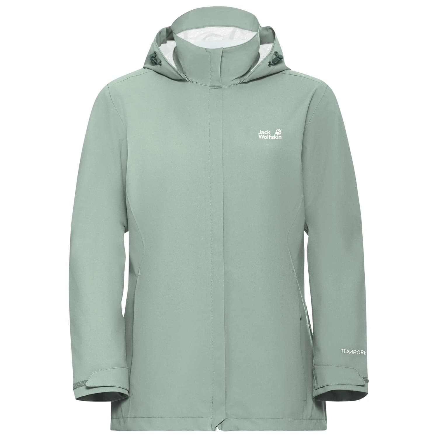 Дамско водоустойчиво яке Jack Wolfskin Women's Trailtime 2L Jacket Waterproof jacket - Green Zinnia