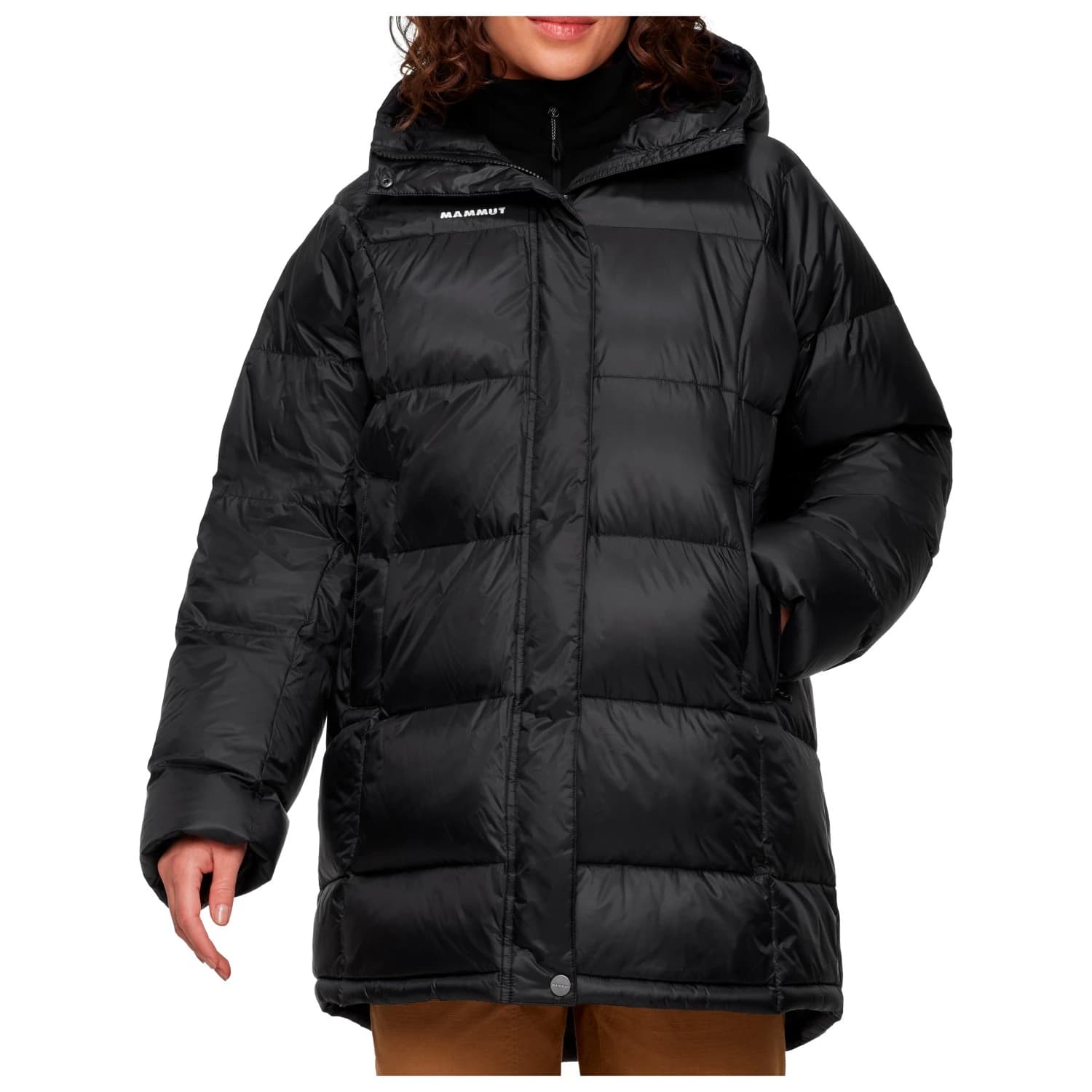 Дамско палто Mammut Women's Escape Puffy Insulation Hooded Parka Coat - Black