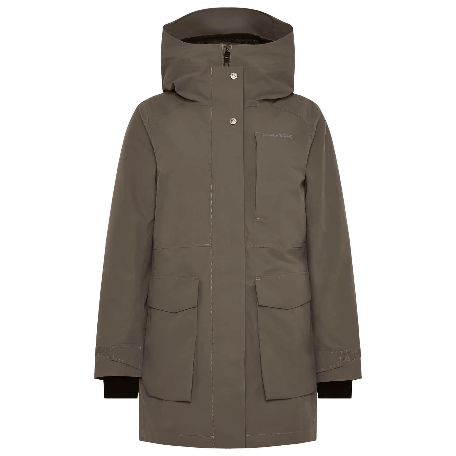 Дамско палто Didriksons Women's Harriet Parka Coat - Mocha Brown