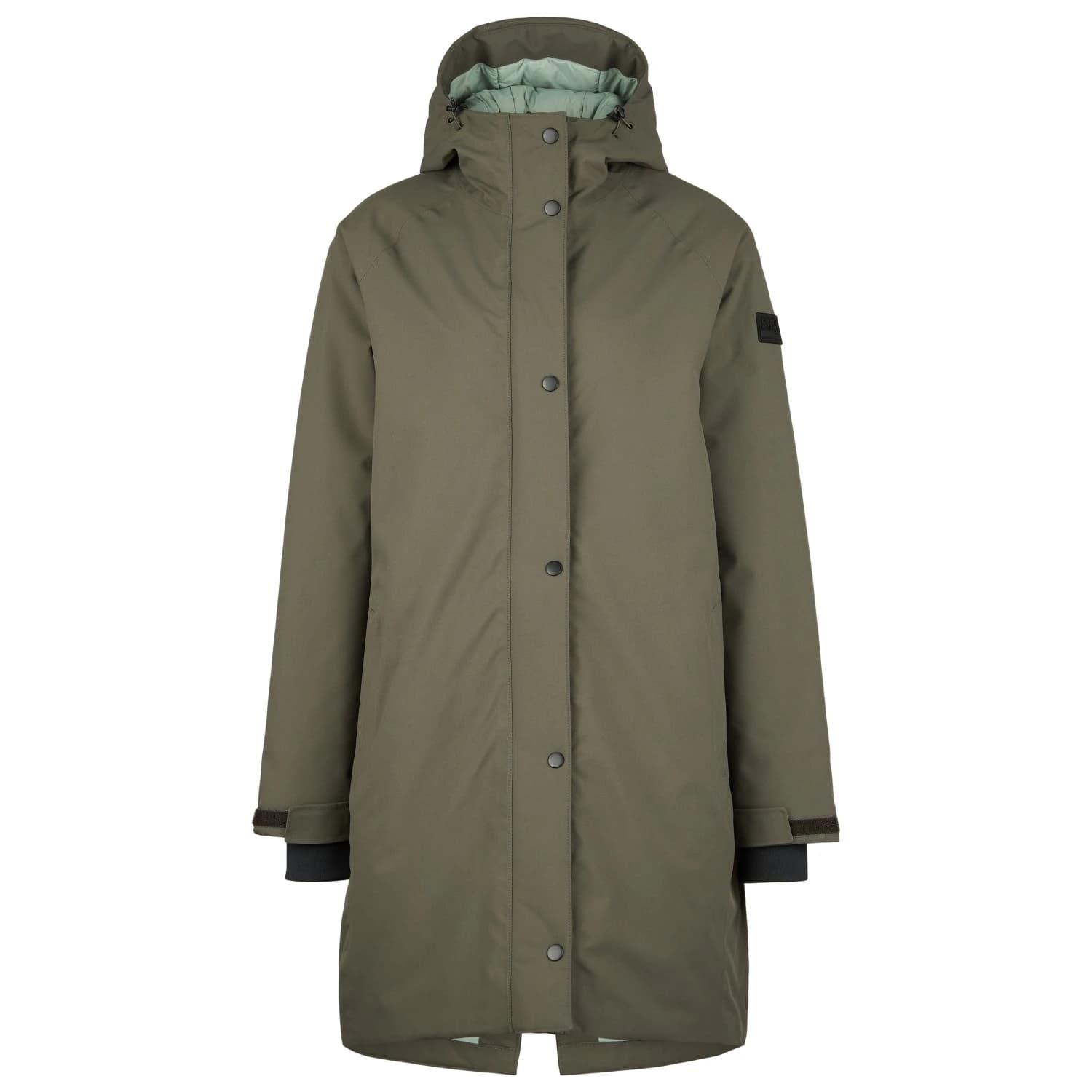 Дамско палто Stoic Women's Mountainwool MMXX UppsalaSt. Oversized Coat - Dark Olive
