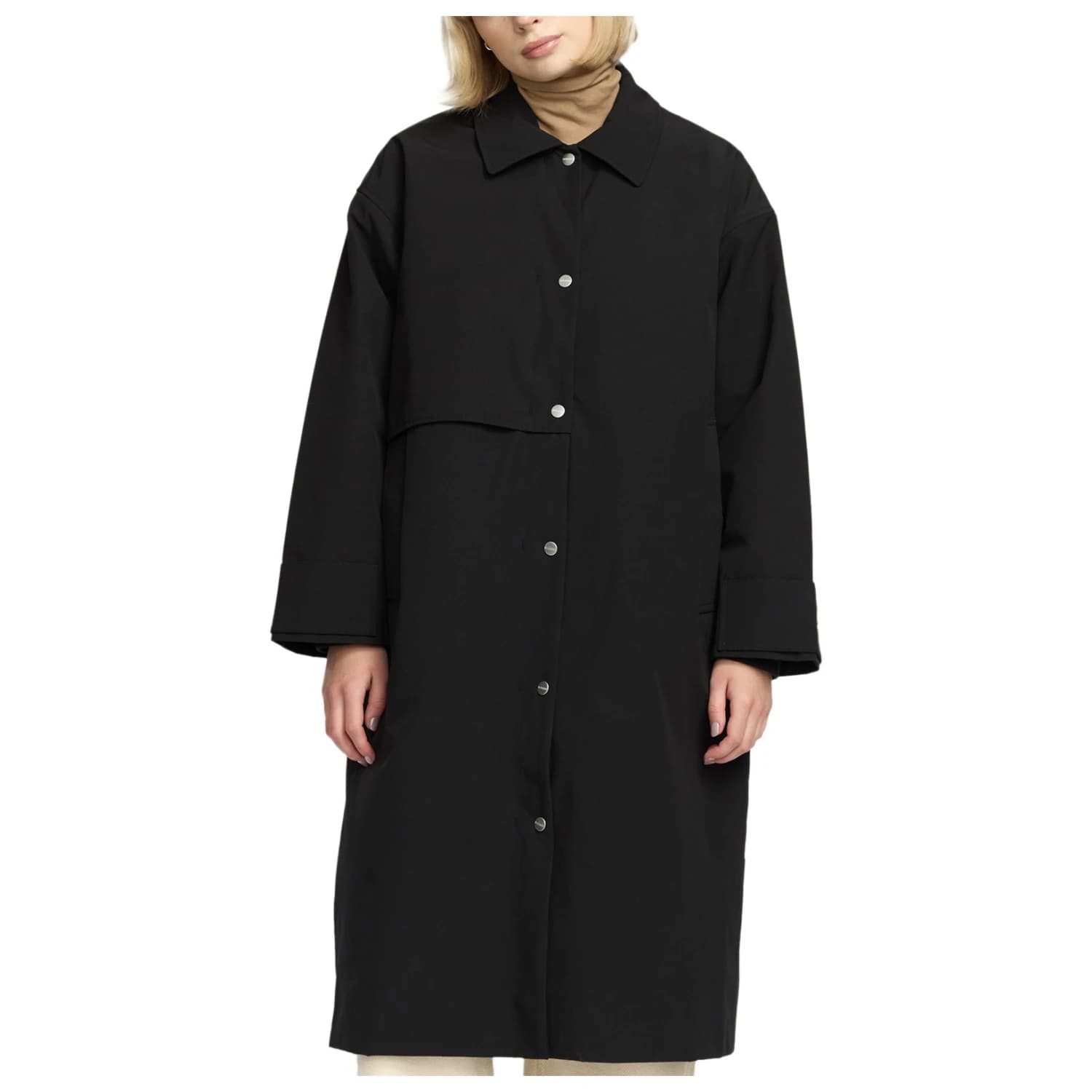 Дамско палто Selfhood Women's Trenchcoat - Black