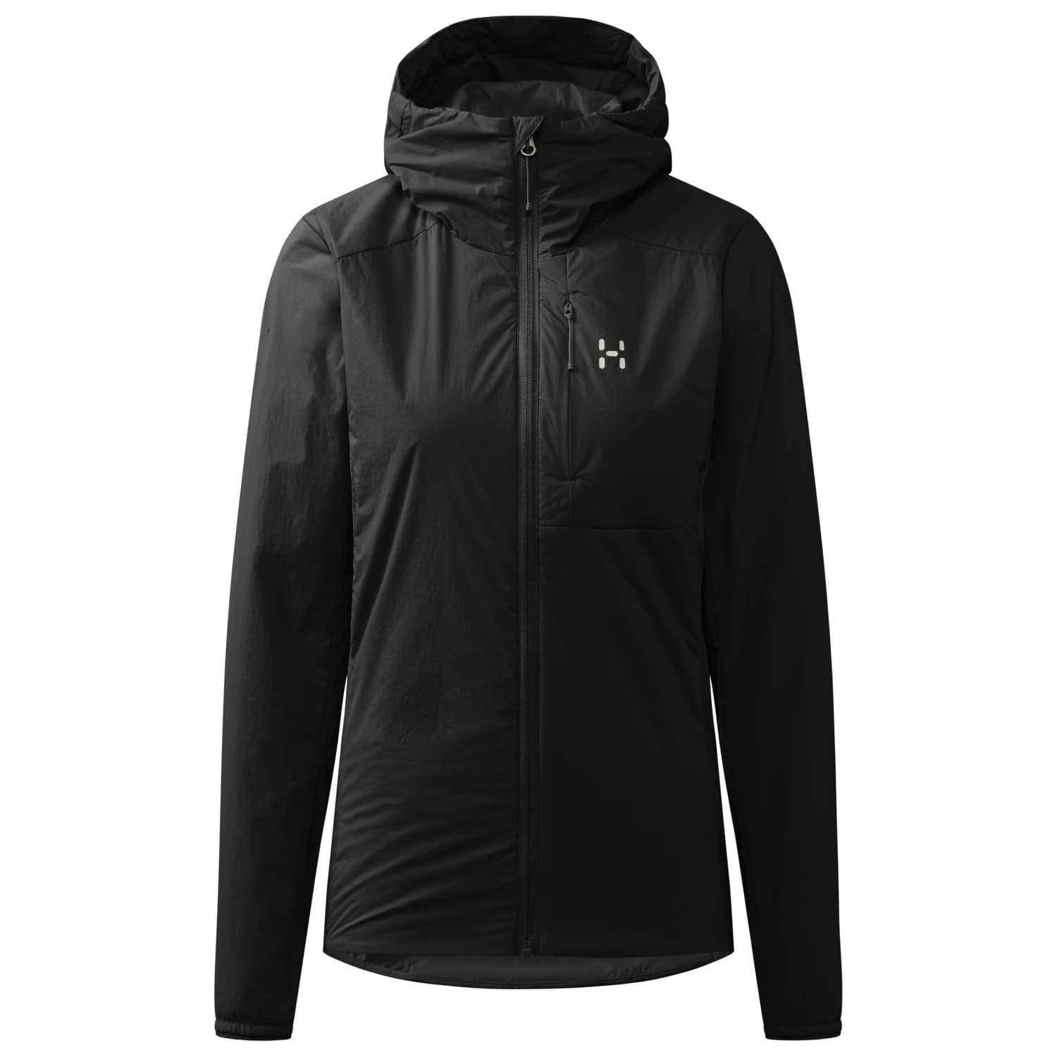 Дамско водоустойчиво яке Haglöfs Women's L.I.M Mimic Barrier Hood Synthetic jacket - True Black