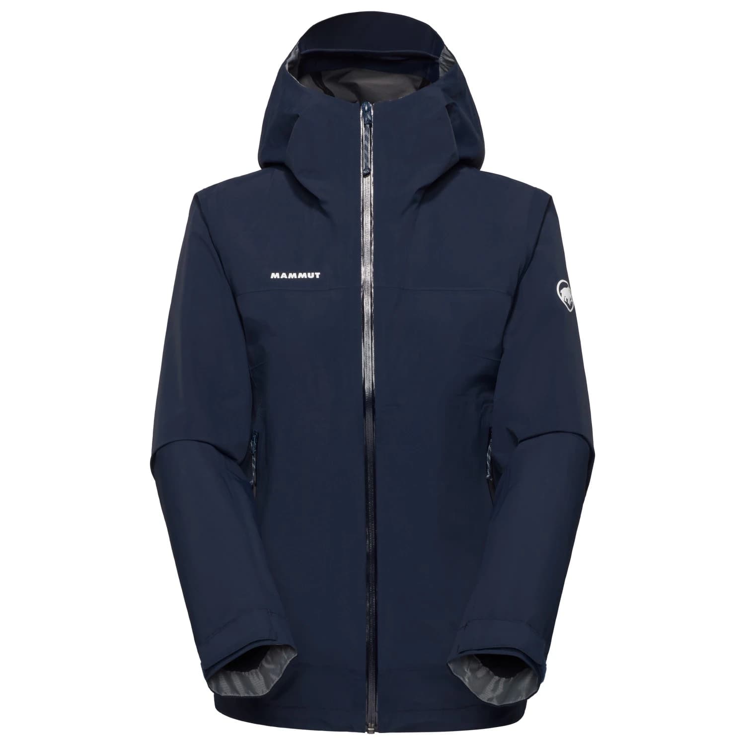 Дамско водоустойчиво яке Mammut Women's Crag Hardshell Hooded Jacket Waterproof jacket - Marine