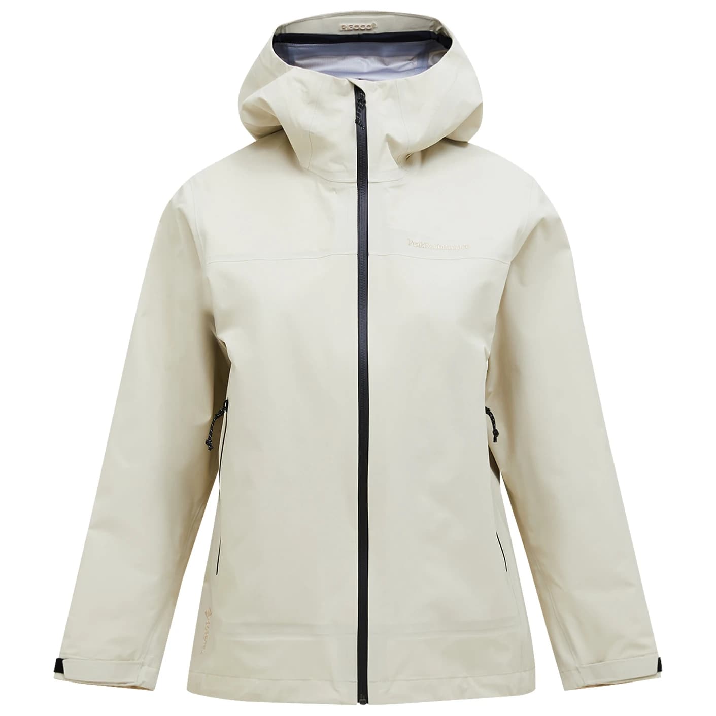 Дамско водоустойчиво яке Peak Performance Women's Treeline Gore-Tex 3L Jacket Waterproof jacket - Sand Fog