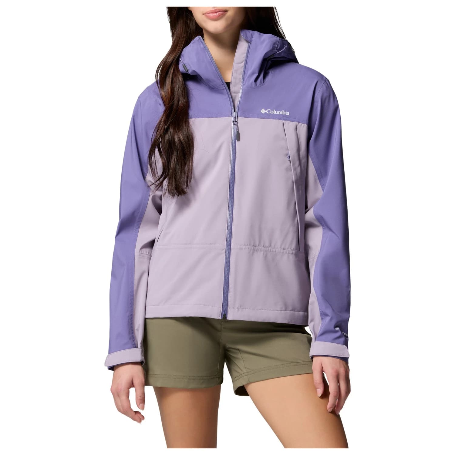 Дамско водоустойчиво яке Columbia Women's Boulder Falls Jacket Waterproof jacket - Marine Light / Crushed Blue