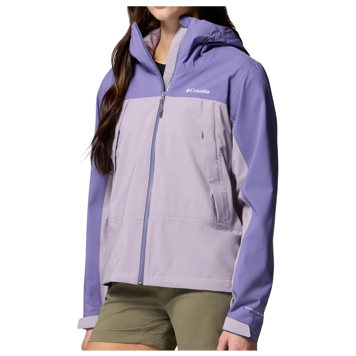 Дамско водоустойчиво яке Columbia Women's Boulder Falls Jacket Waterproof jacket - Shale Purple / Stormwatch