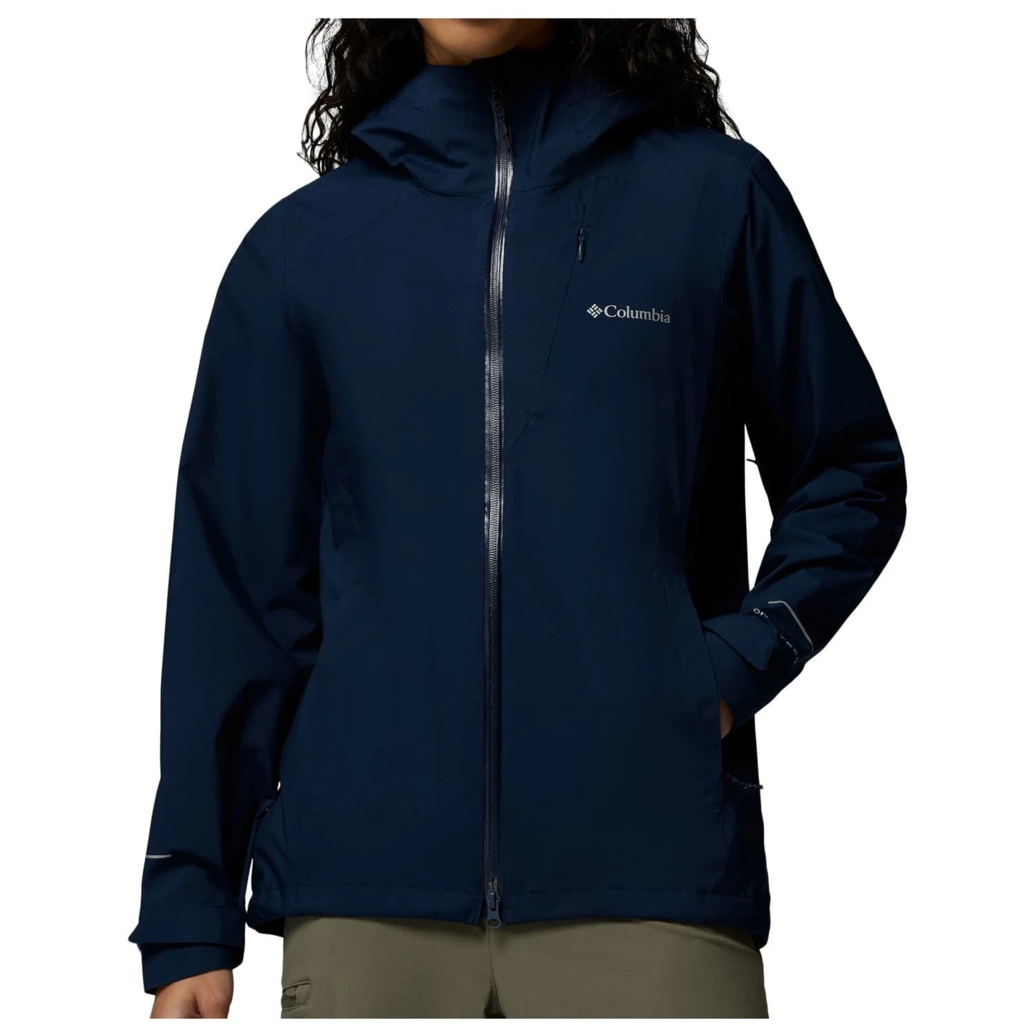 Дамско водоустойчиво яке Columbia Women's Trailborne 2.5L Shell Waterproof jacket - Collegiate Navy