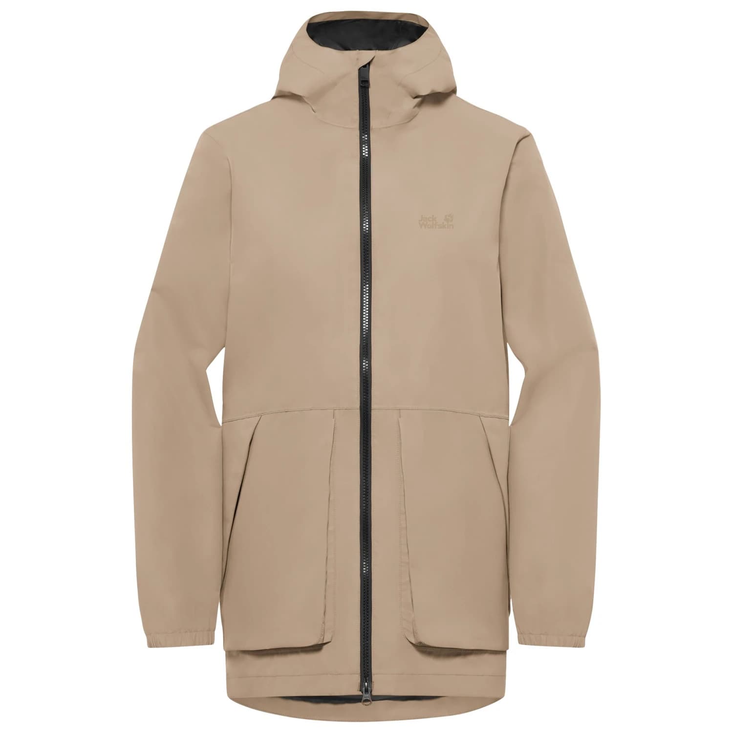 Дамско палто Jack Wolfskin Women's Terraview 2L Parka Coat - Oat