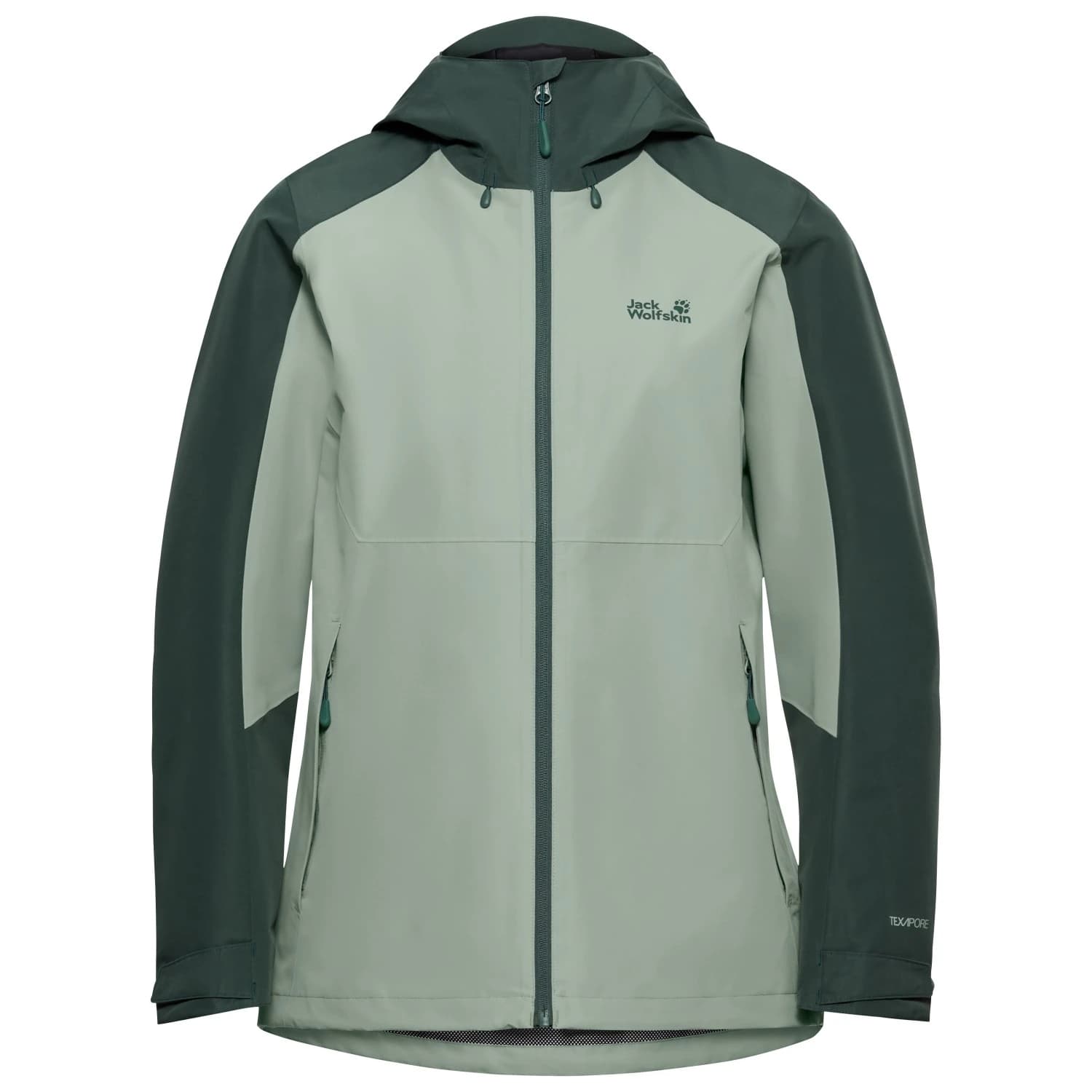 Дамско водоустойчиво яке Jack wolfskin Women's Wildbound 2L Jacket Waterproof jacket - Green Zinnia