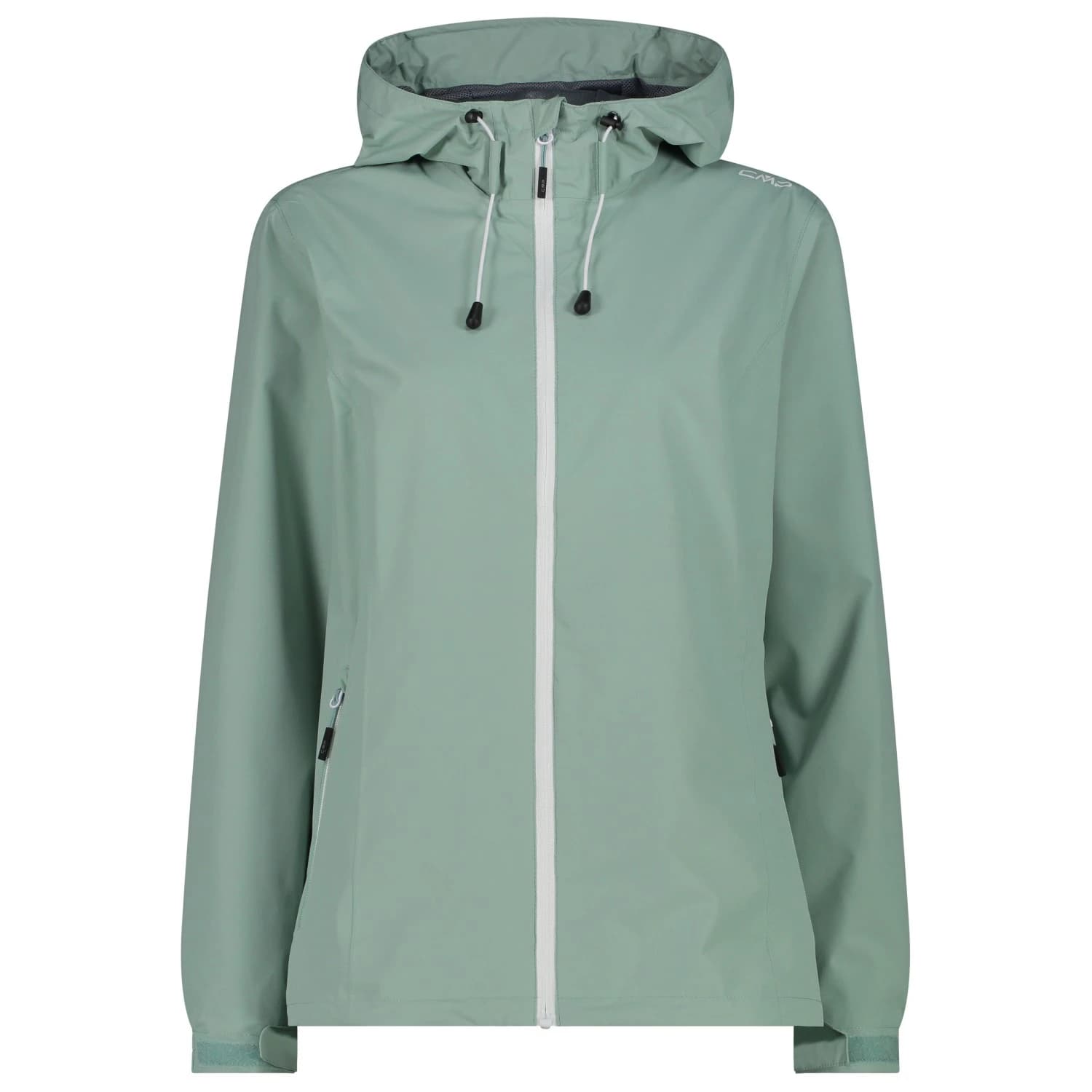 Дамско водоустойчиво яке CMP Women's Jacket Fix Hood with Pack Pocket Waterproof jacket - Jade