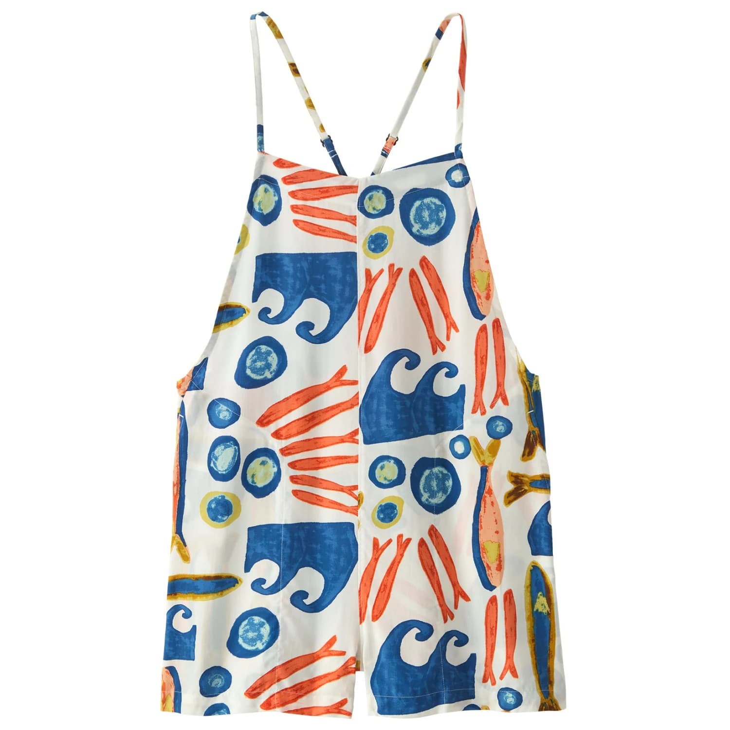 Дамски гащеризон Patagonia Women's Tidal Threads Romper Jumpsuit - Sardines: Natural