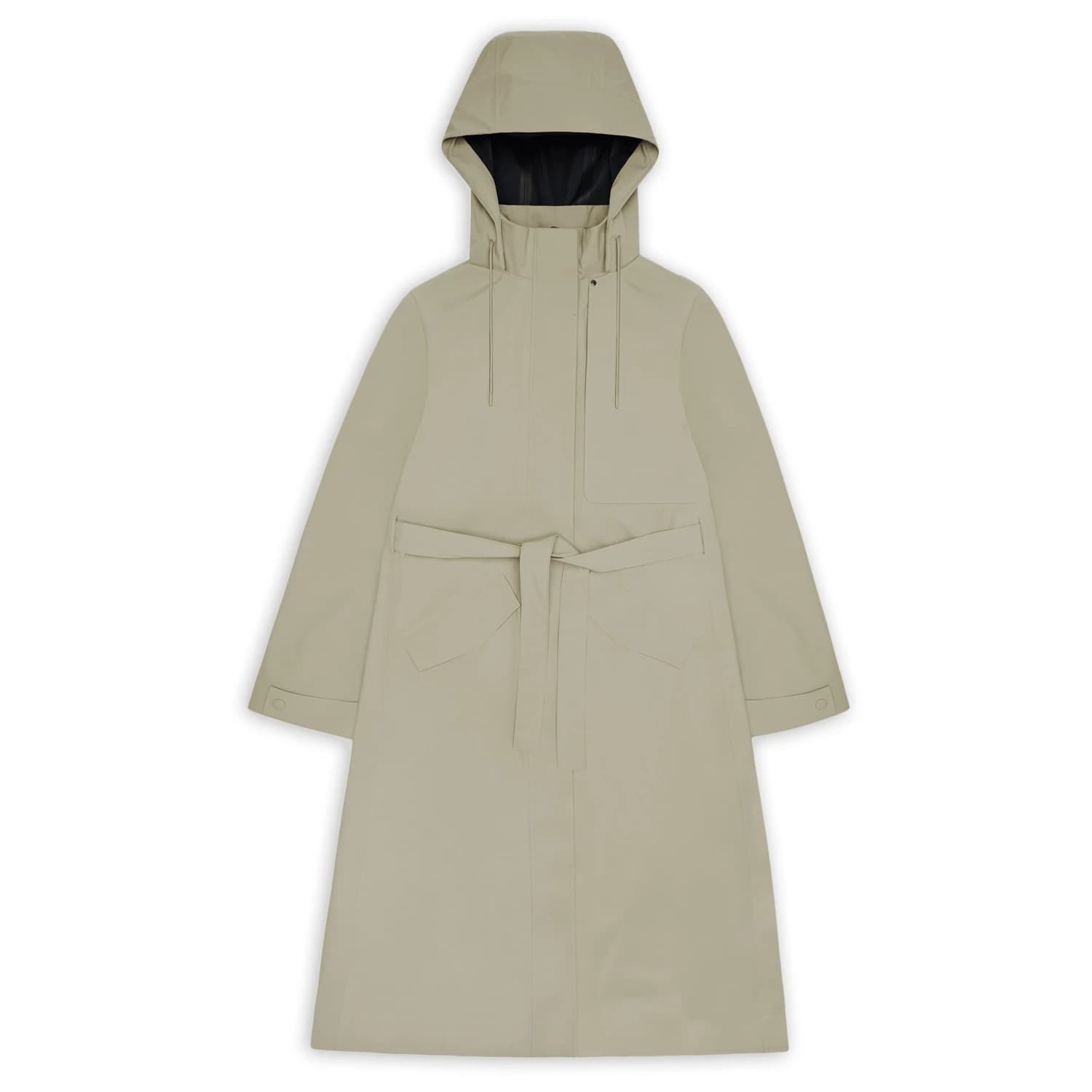 Дамско водоустойчиво яке Rains Women's Suva Hardshell Coat W3 Raincoat - Beige
