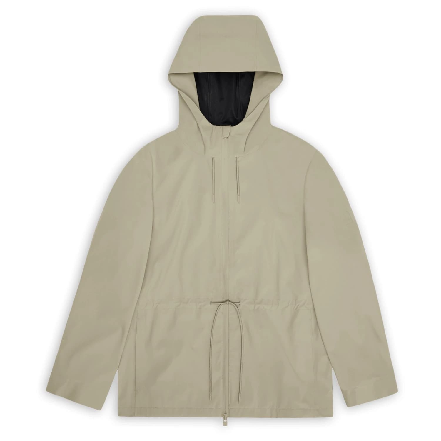 Дамско водоустойчиво яке Rains Women's Suva Hardshell String Jacket W3 Waterproof jacket - Beige