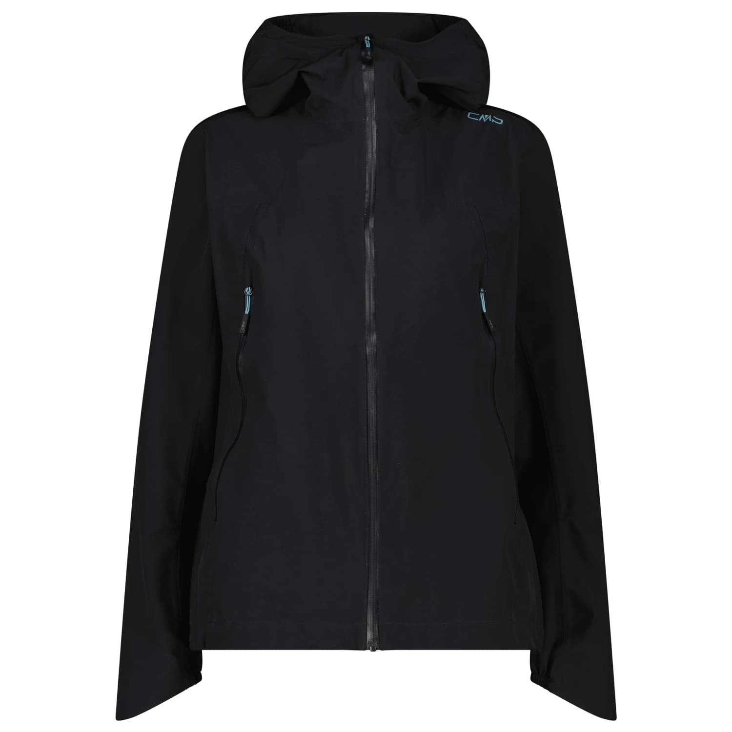 Дамско водоустойчиво яке CMP Women's Jacket Fix Hood 36Z0526 Waterproof jacket - Antracite / Cool Blue