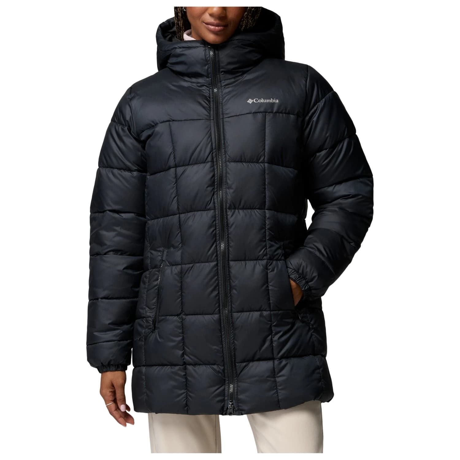 Палто Columbia Women's Puffect III Mid Jacket Coat - Black