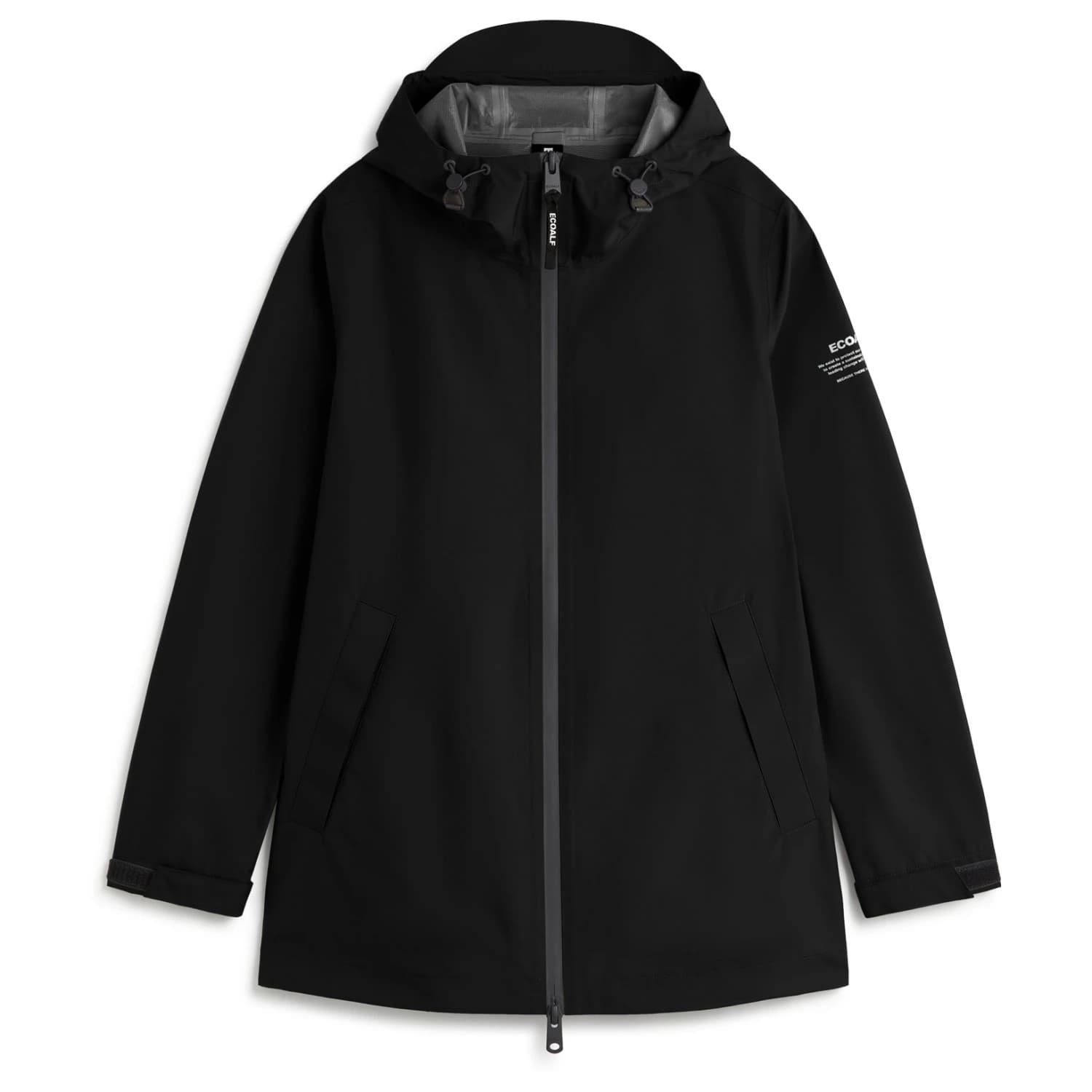 Дамско водоустойчиво яке Ecoalf Women's Diluvio Jacket Waterproof jacket - Black