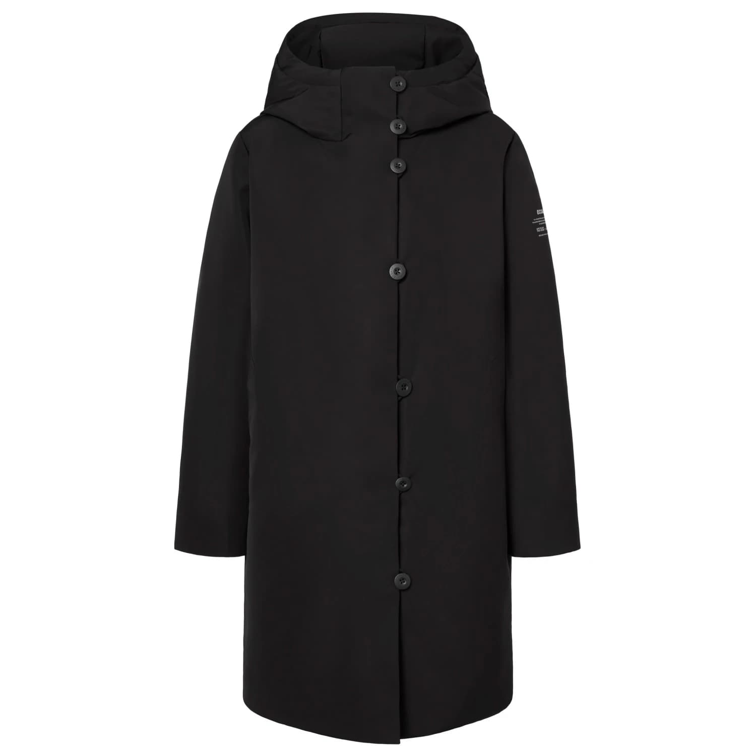 Палто Ecoalf Women's Nupen Jacket Coat - Black