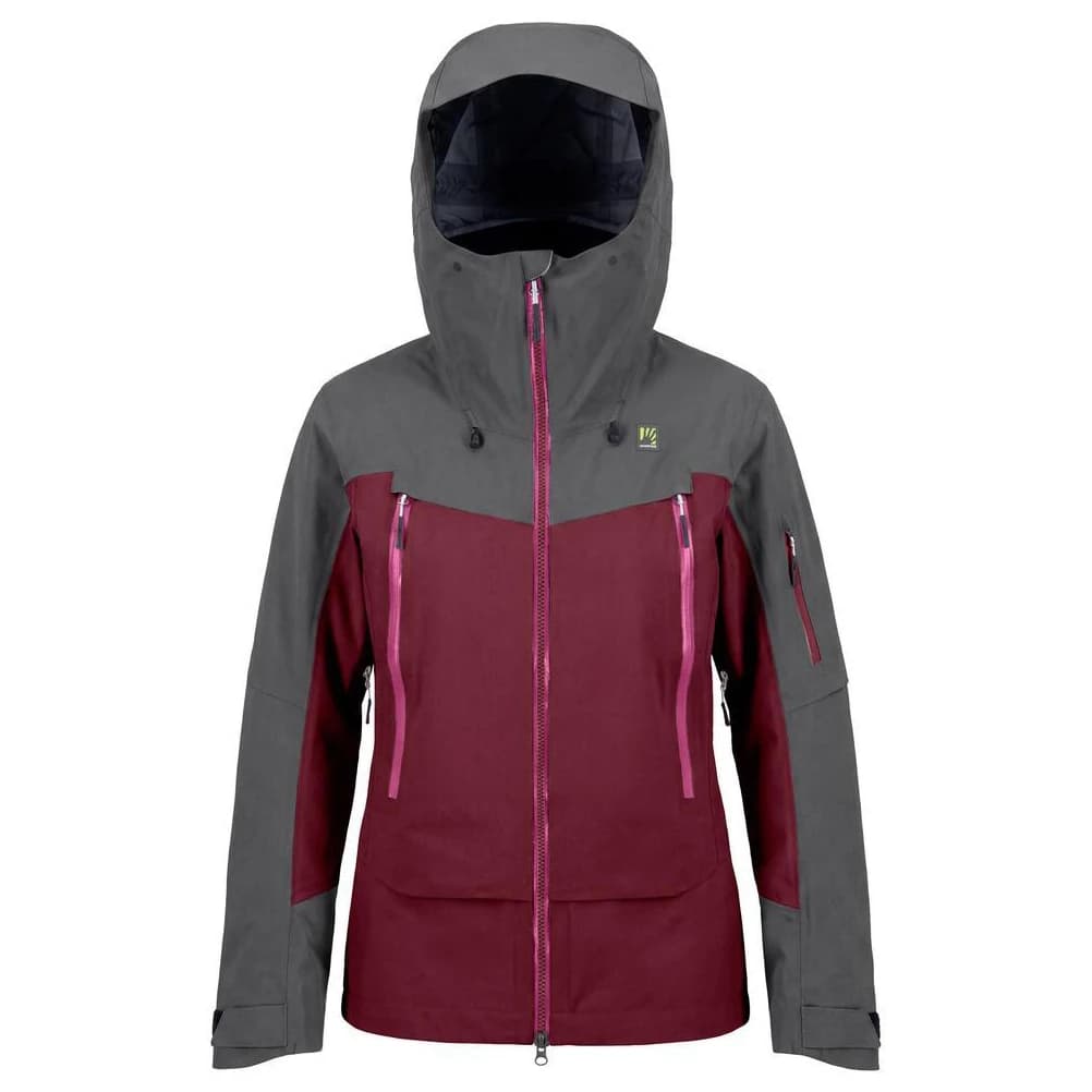 Водоустойчиво яке Karpos Women's Squall Jacket Waterproof jacket - Crimson / Smoked