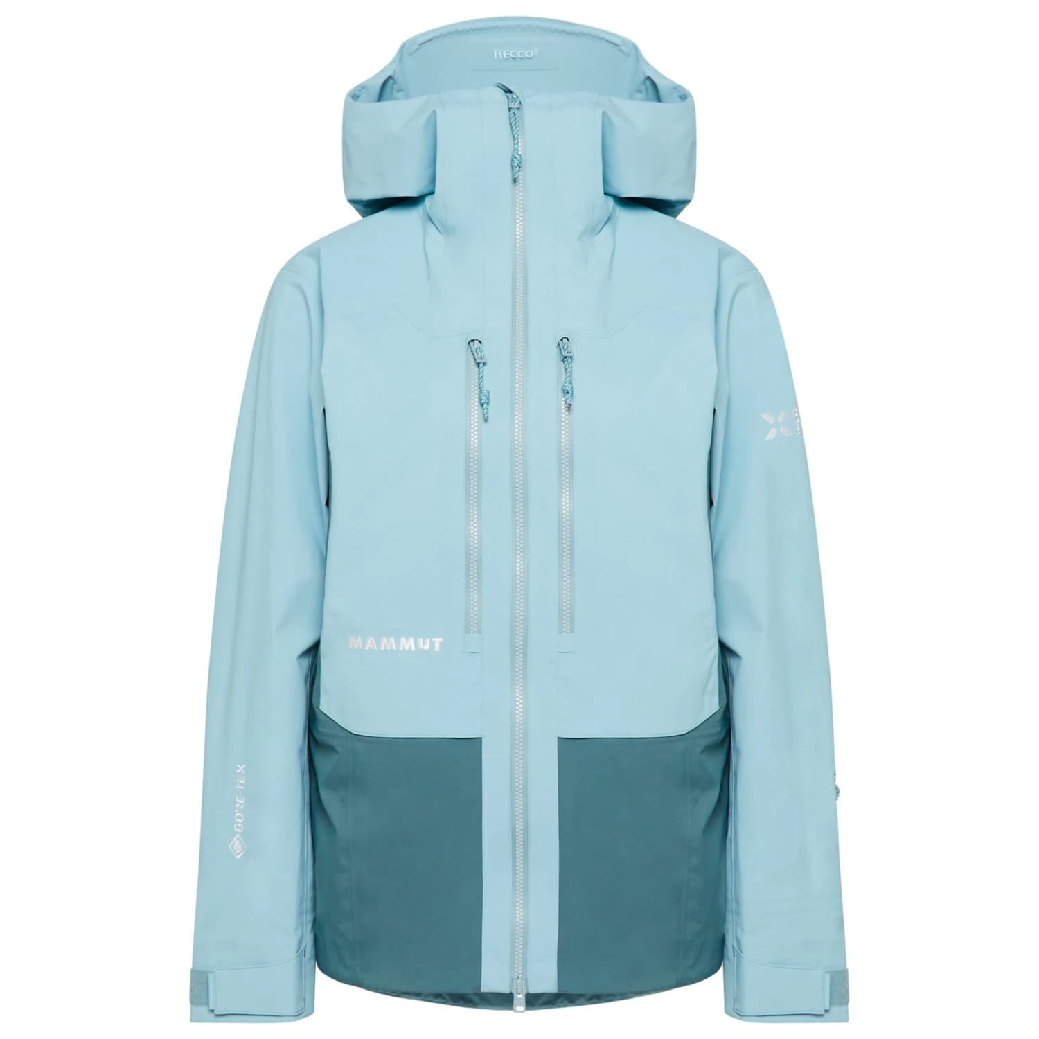 Водоустойчиво яке Mammut Women's Eiger Free Advanced HS Hooded Jacket Waterproof jacket - Nebla / Strata