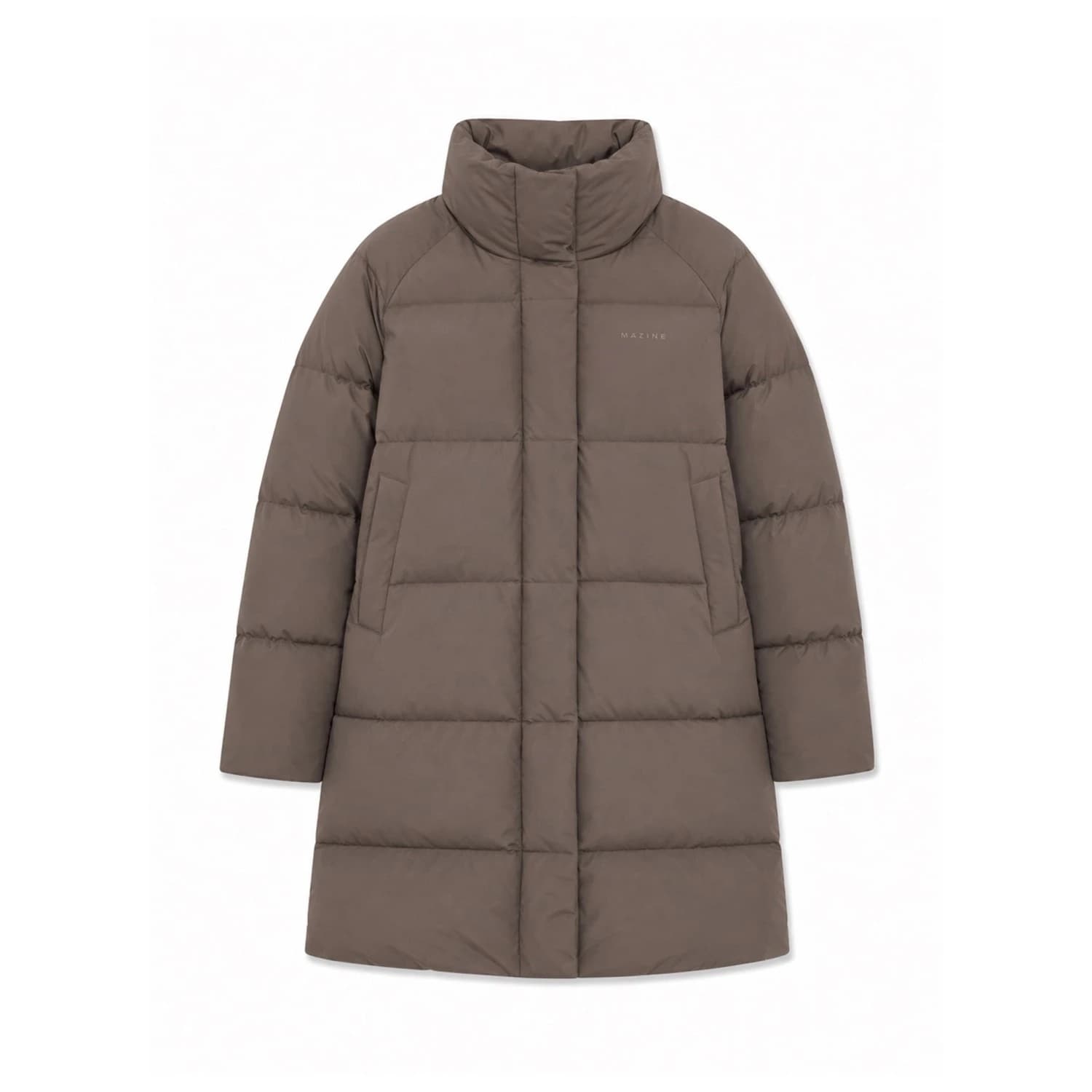 Палто Mazine Women's Over-Sized Raglan Puffer Coat - Mokka