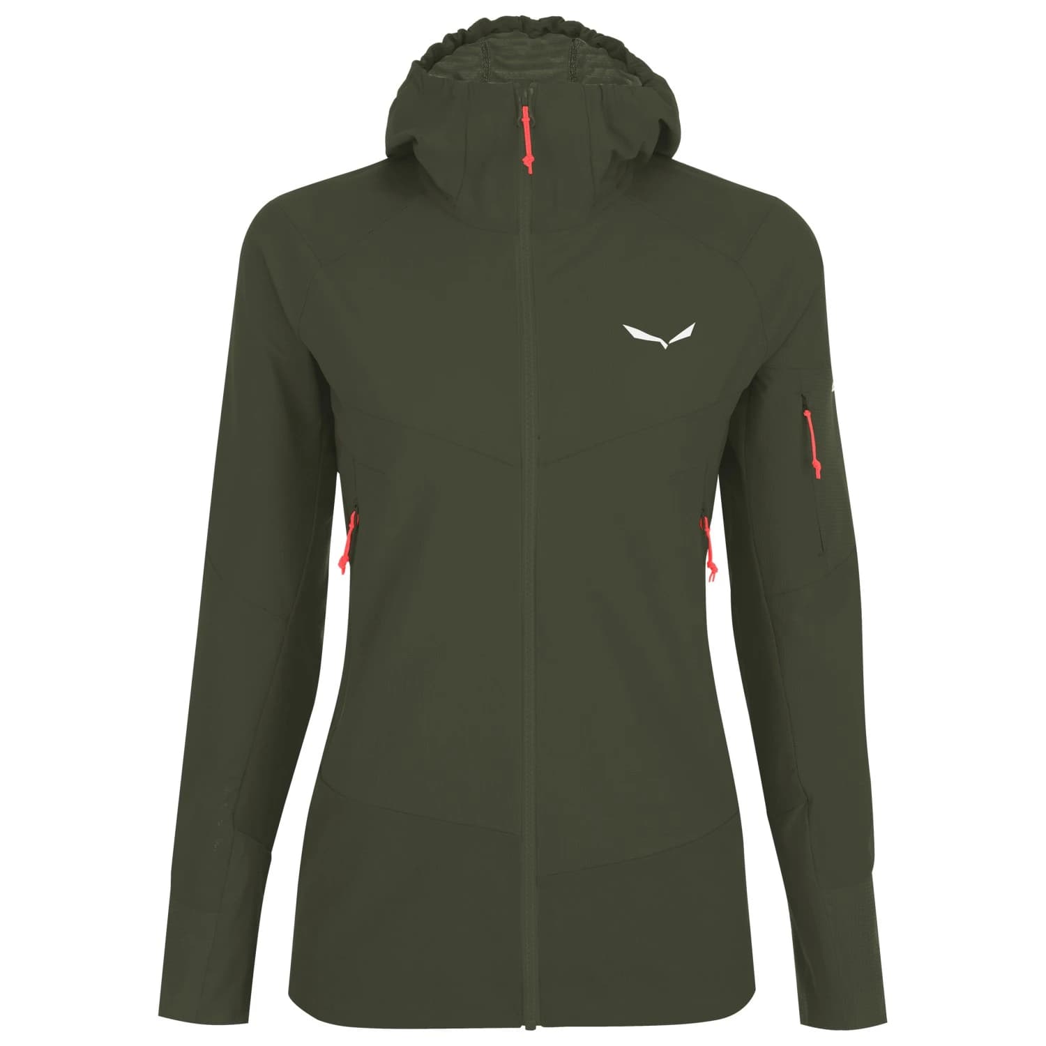 Дамско софтшел яке Salewa Women's Agner DST Jacket Softshell jacket - Dark Olive