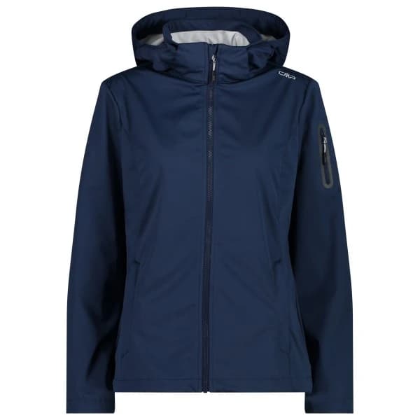 Софтшел яке Cmp Women's Light Softshell Jacket Zip Hood Softshell jacket - Blue / Ghiaccio