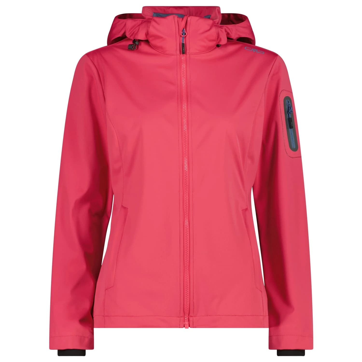 Дамско софтшел яке Cmp Women's Light Softshell Jacket Zip Hood Softshell jacket - Magenta
