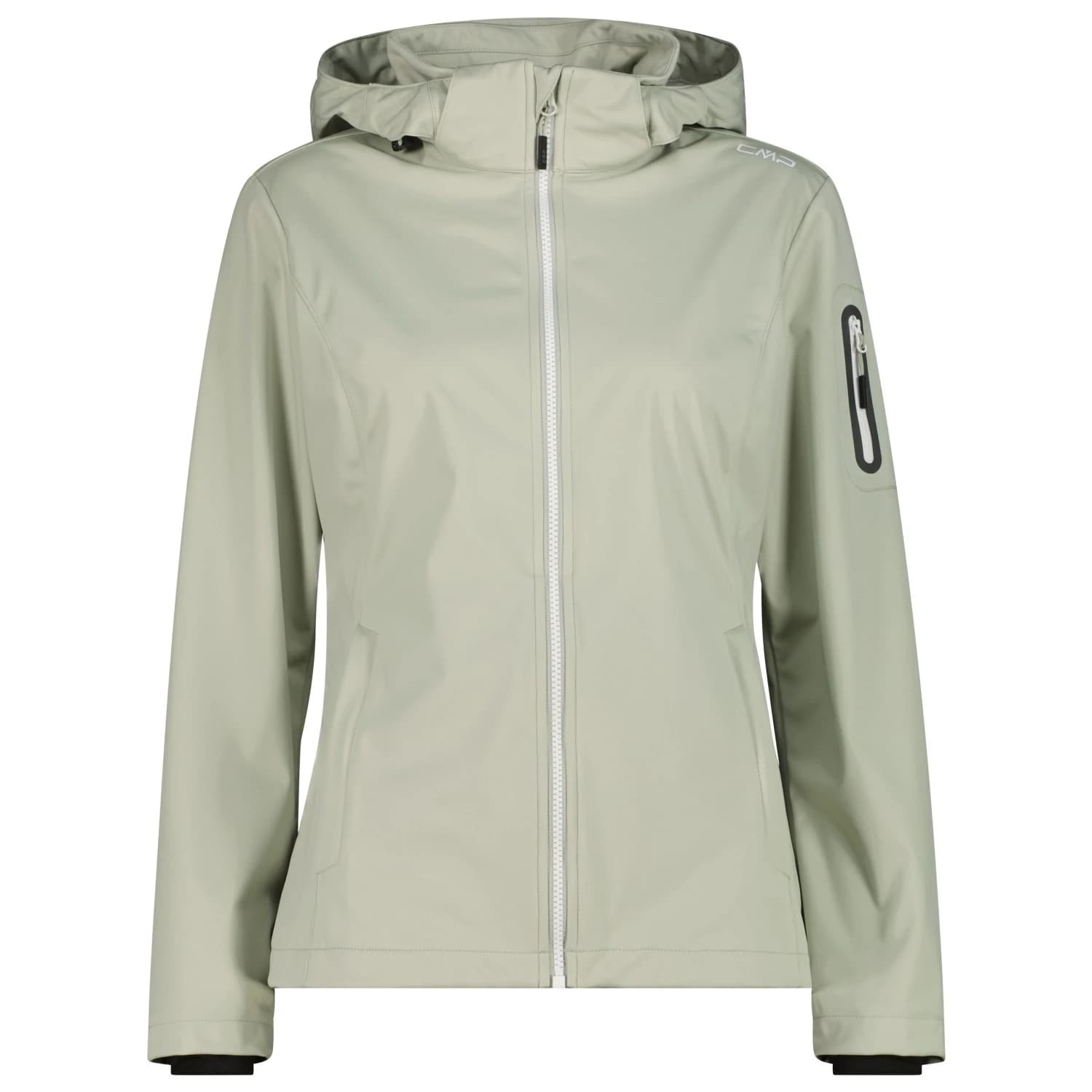 Дамско софтшел яке CMP Women's Light Softshell Jacket Zip Hood Softshell jacket - Pistacchio