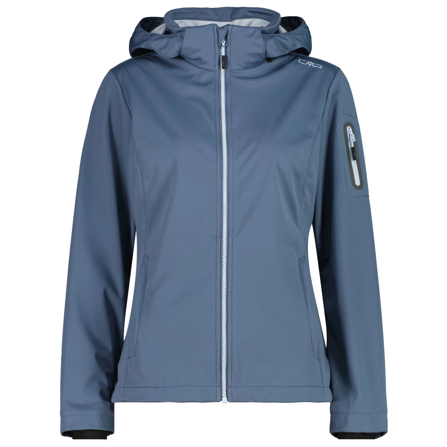 Дамско софтшел яке CMP Women's Light Softshell Jacket Zip Hood Softshell jacket - Space