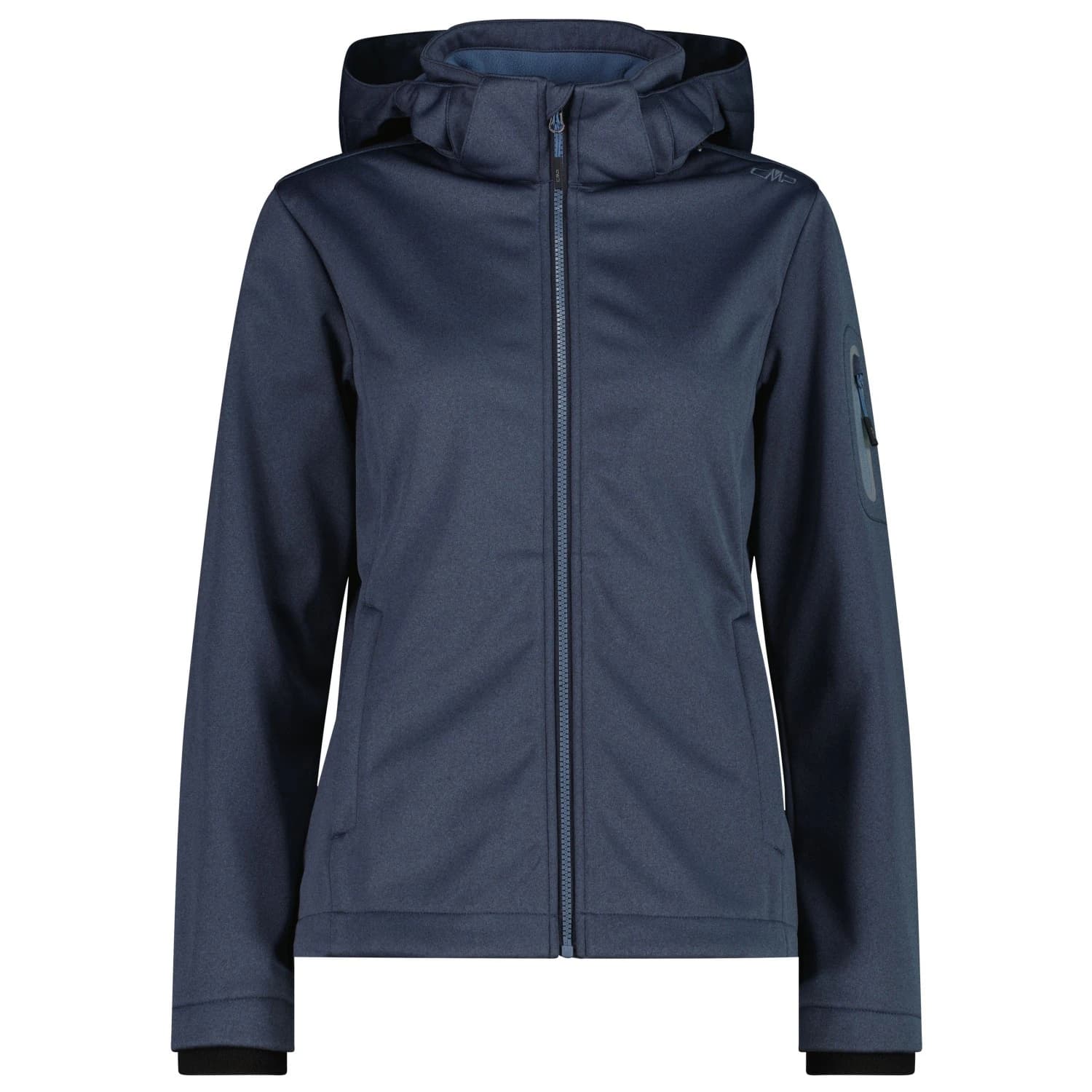 Дамско софтшел яке Cmp Women's Softshell Jacket Zip Hood Softshell jacket - Space Melange