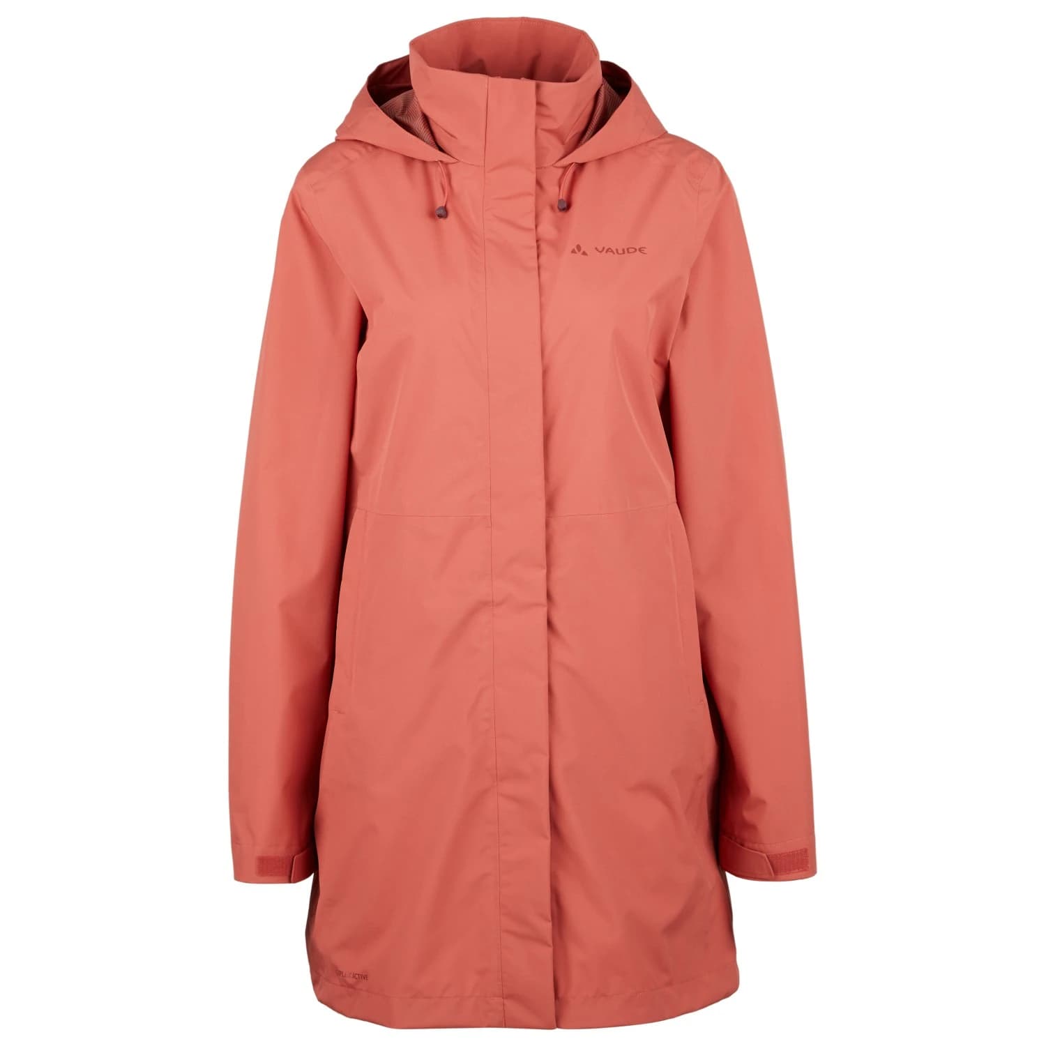 Дамско палто Vaude Women's Itri 2,5 Layer Coat Raincoat - Brick