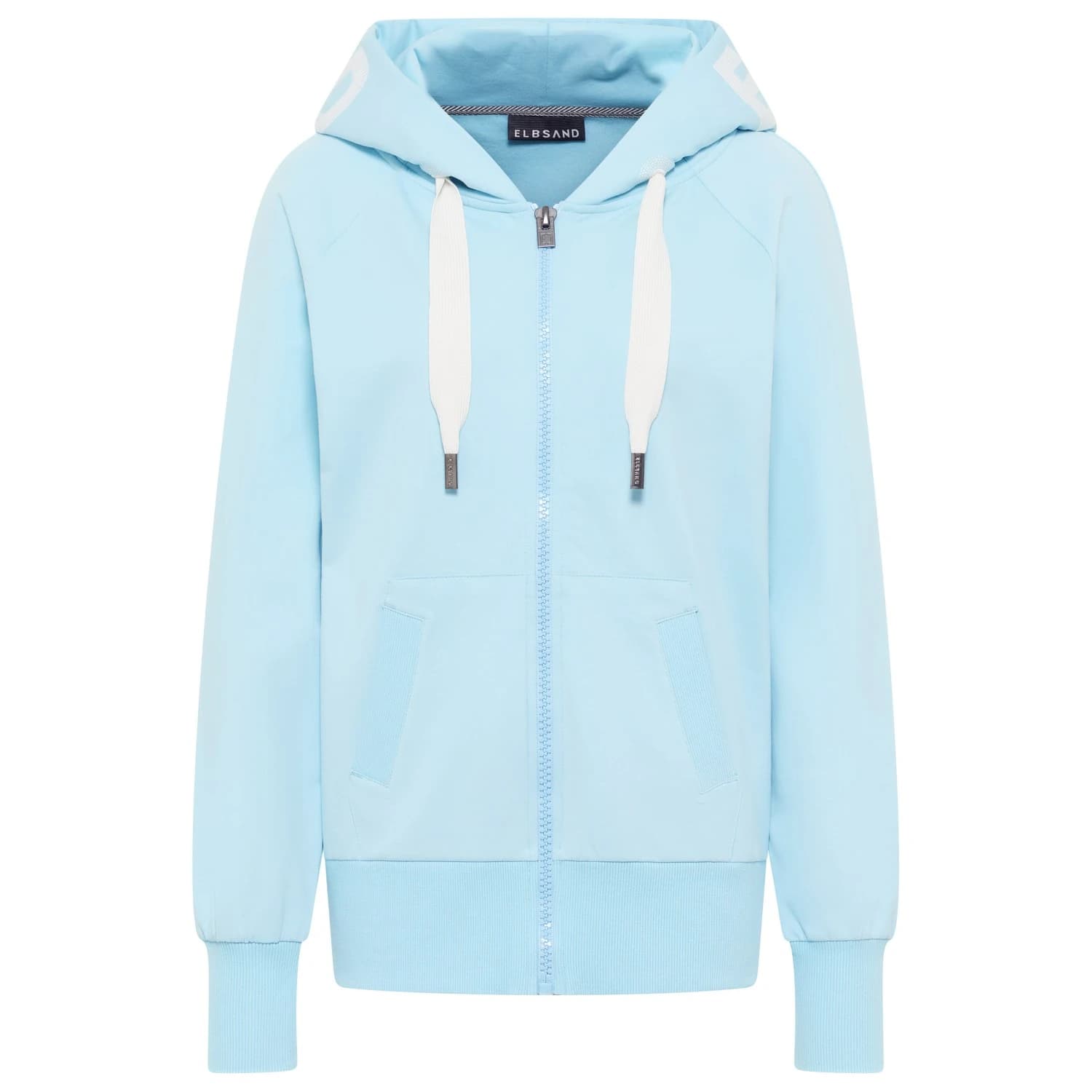 Дамски суичър Elbsand Women's Kelda Hood-Jacket Training jacket - Wave Blue