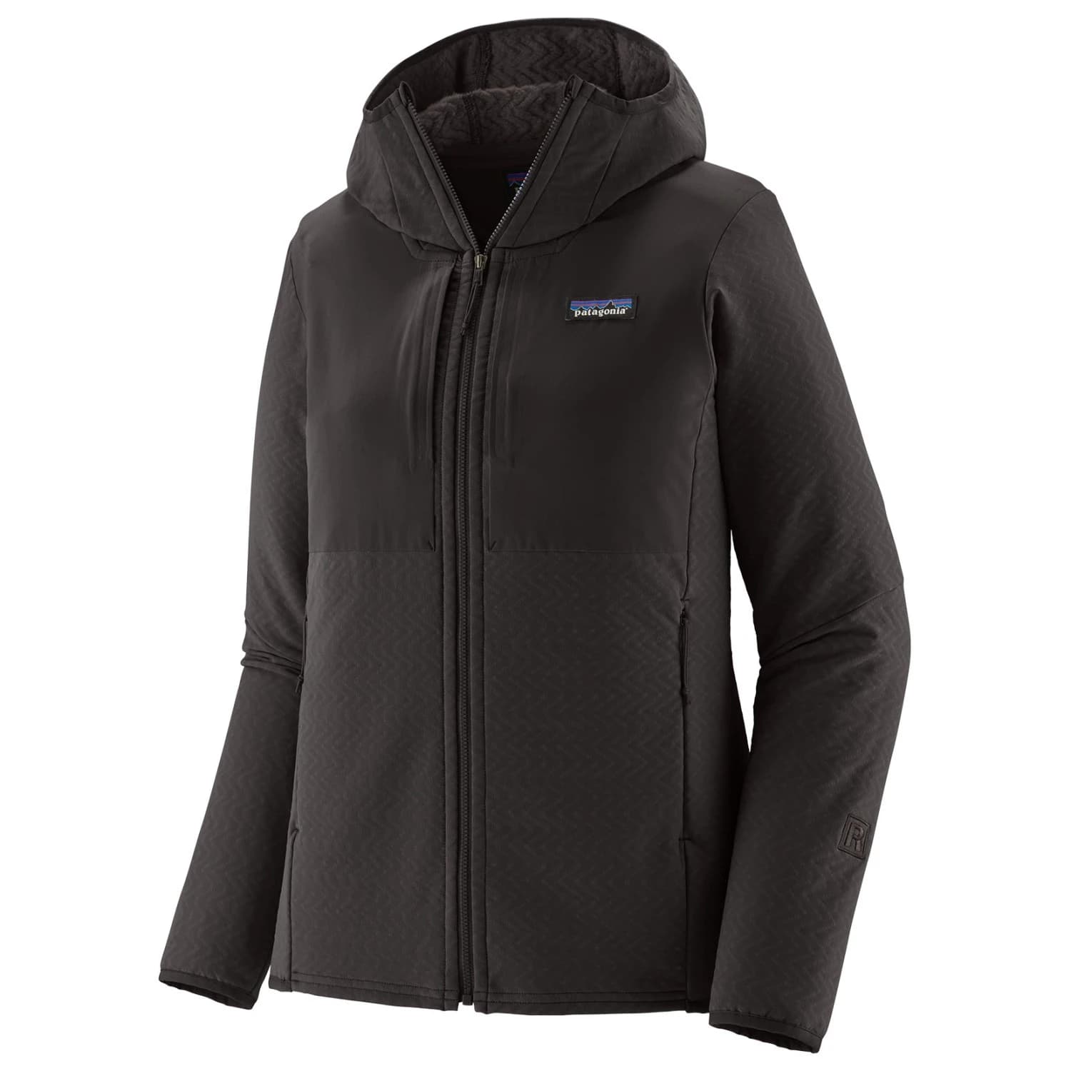 Дамско софтшел яке Patagonia Women's R2 Crossstrata Hoody Softshell jacket - Black