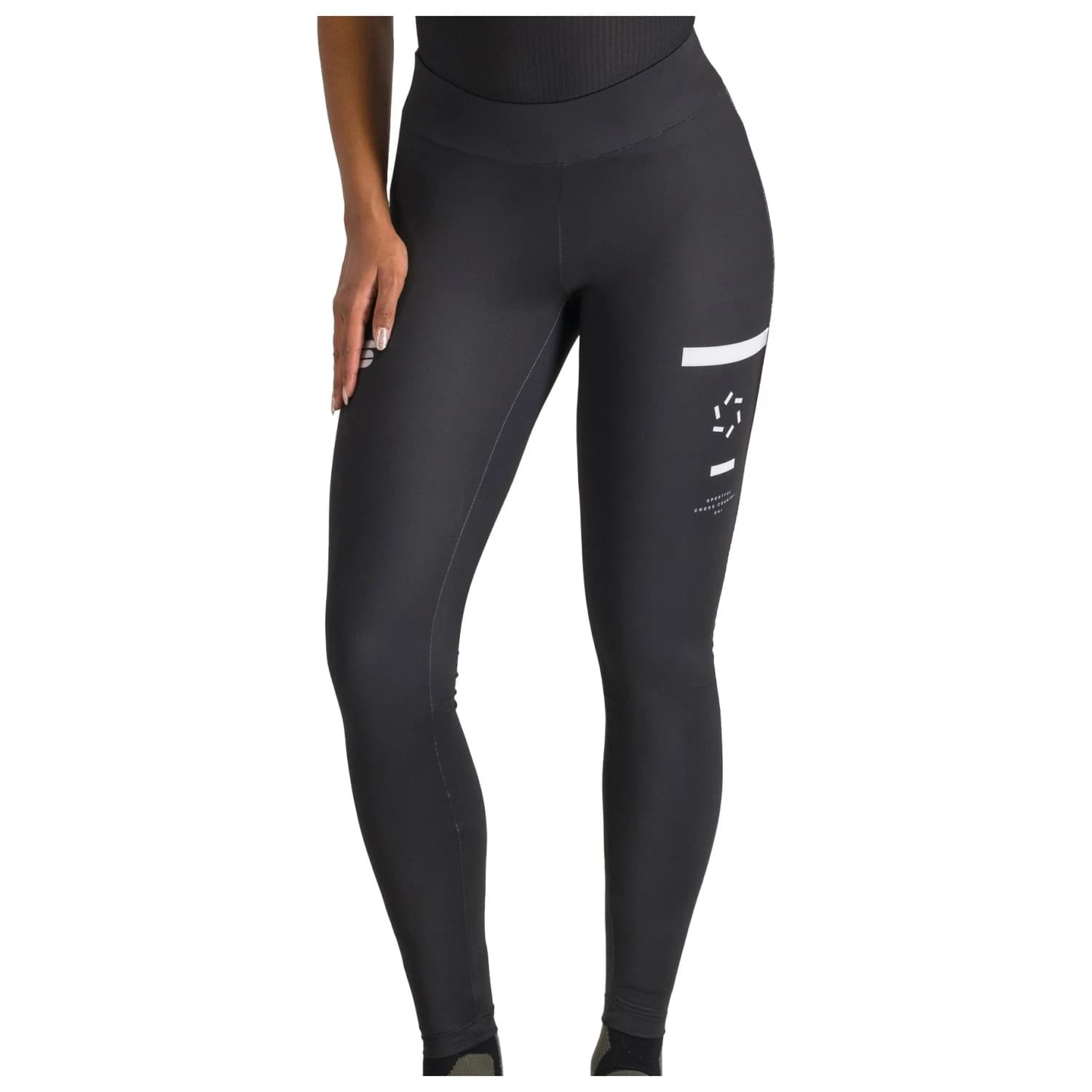 Дамски панталон за ски бягане Sportful Women's Squadra Tight Cross-country ski trousers - Black / White