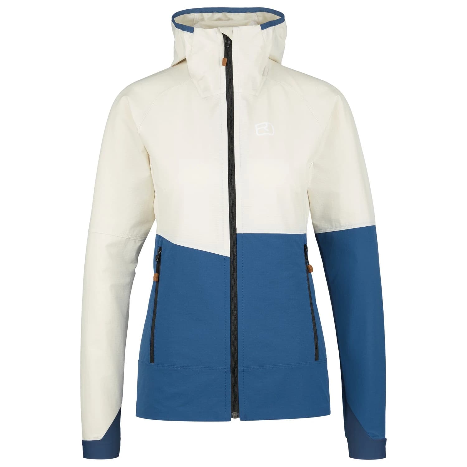 Дамско софтшел яке Ortovox Women's Punta Berrino Hooded Jacket Softshell jacket - White Chalk