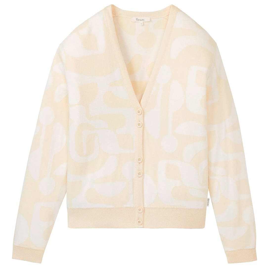 Дамско ежедневно яке Tranquillo Women's Lockere Strickjacke Casual jacket - Soft White