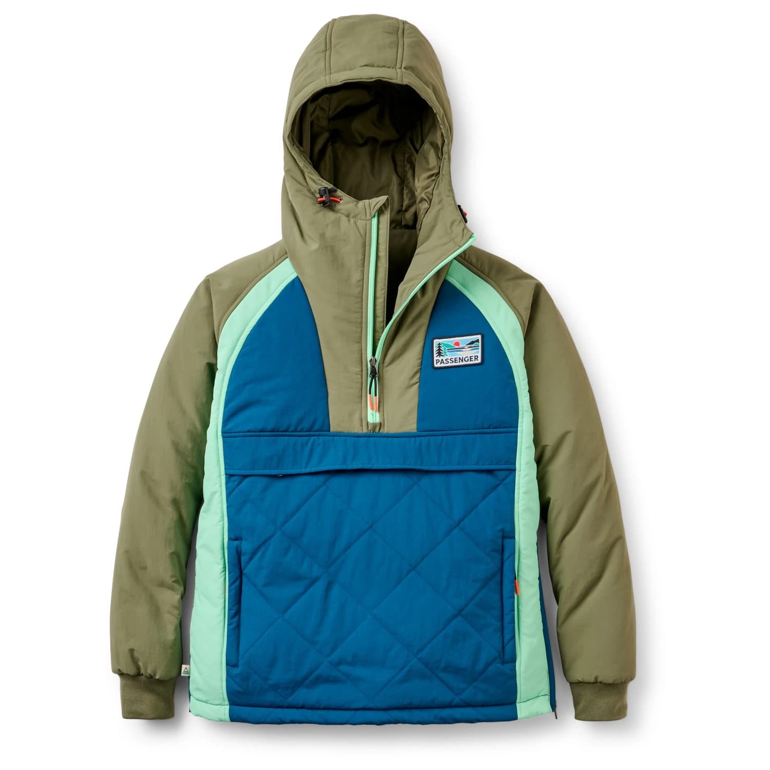 Дамско ежедневно яке Passenger Women's Alba 1/2 Zip Jacket Casual jacket - Dark Denim / Dusty Olive