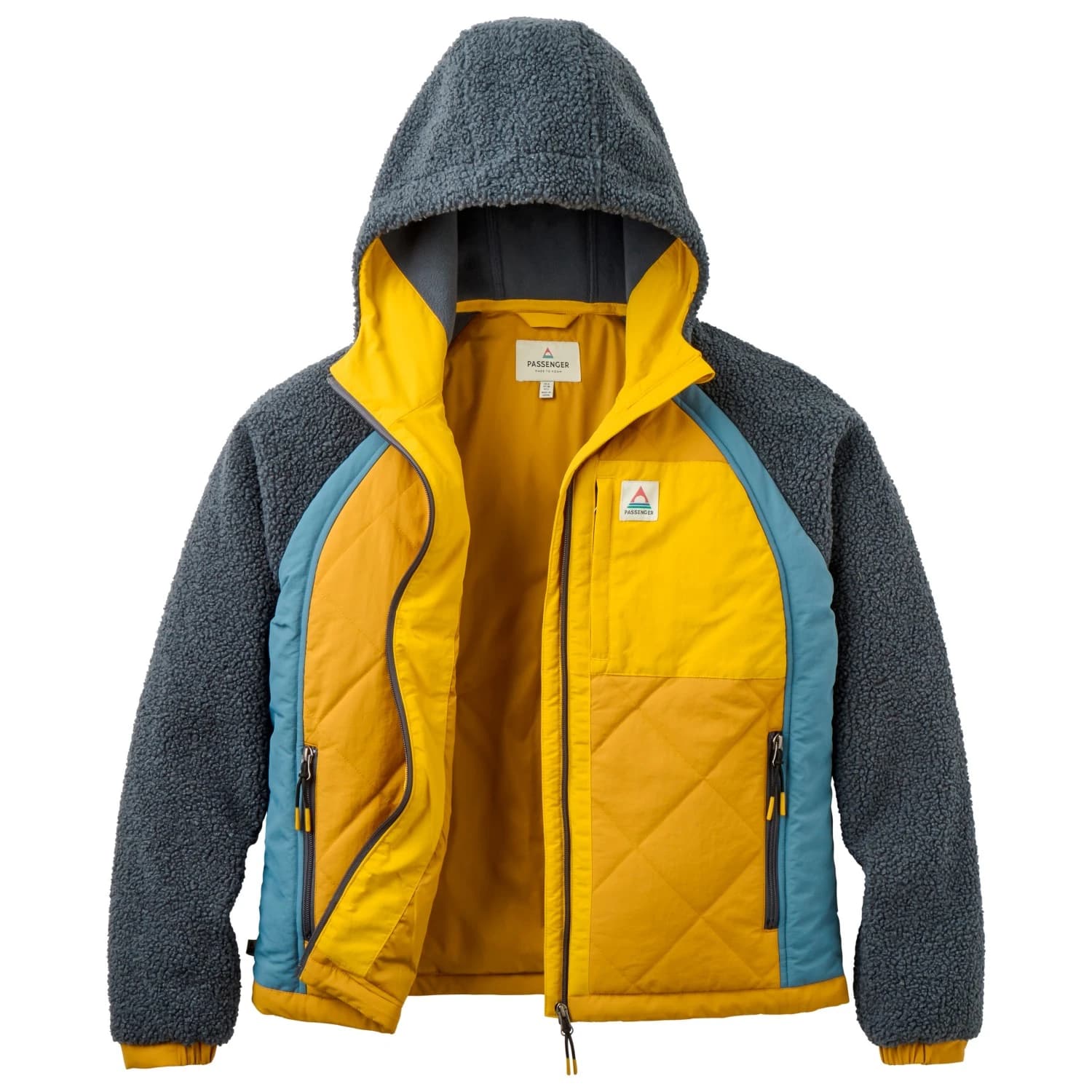 Ежедневно яке Passenger Women's Lara Quilted Jacket Casual jacket - Charcoal / Dusty Ochre