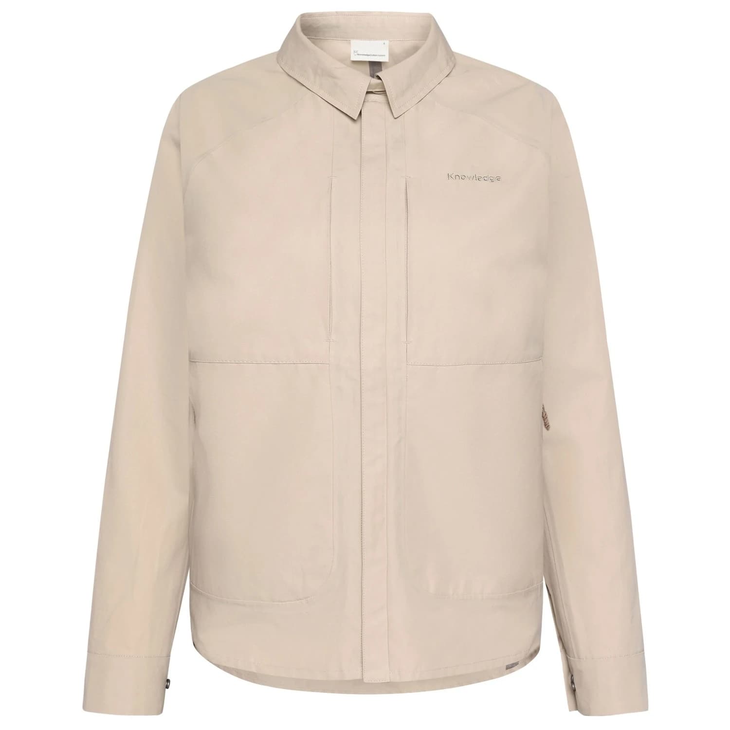 Дамско ежедневно яке KnowledgeCotton Apparel Women's Vent Canvas Classic Casual jacket - Light Feather Gray
