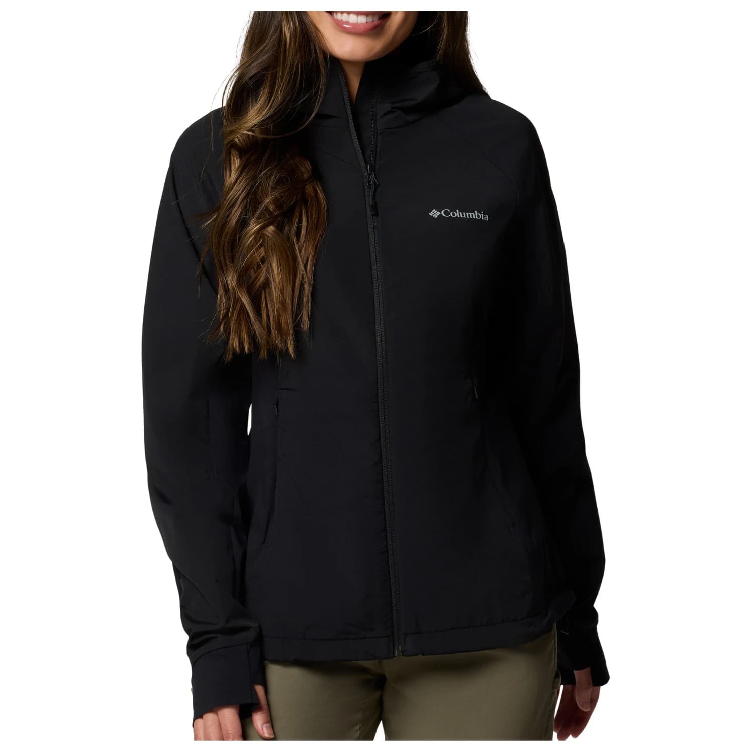 Дамско софтшел яке Columbia Women's Sweet As III Hooded Softshell Softshell jacket - Black