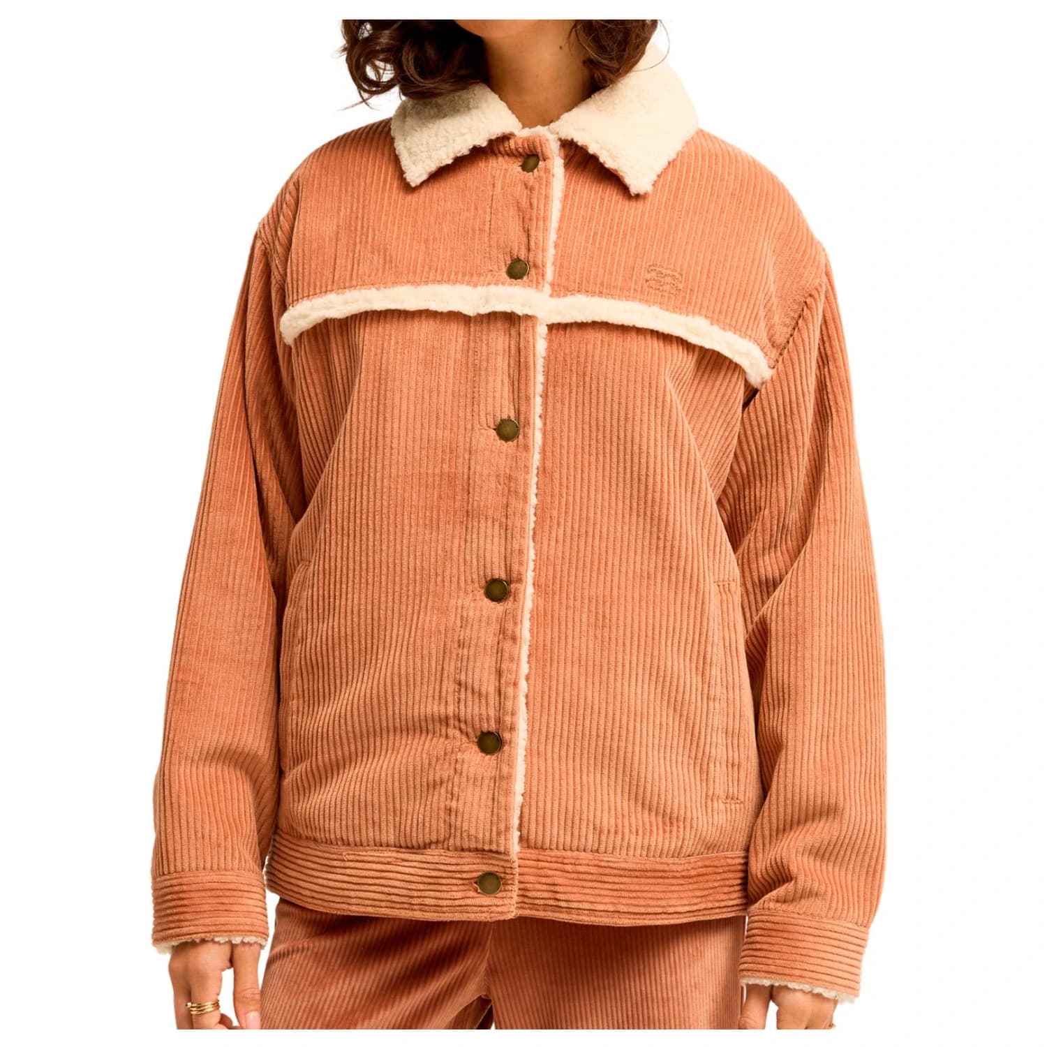 Дамско ежедневно яке Billabong Women's Cord In Love Casual jacket - Sugar Almond