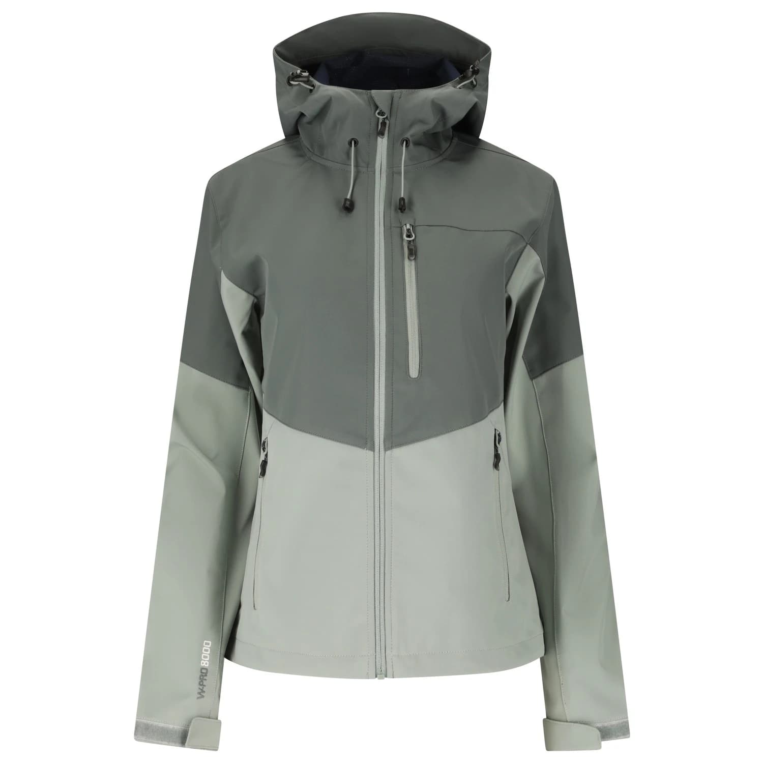 Дамско софтшел яке Whistler Women's Rosea V2 Softshell Jacket W-Pro 8000 Softshell jacket - Slate Gray