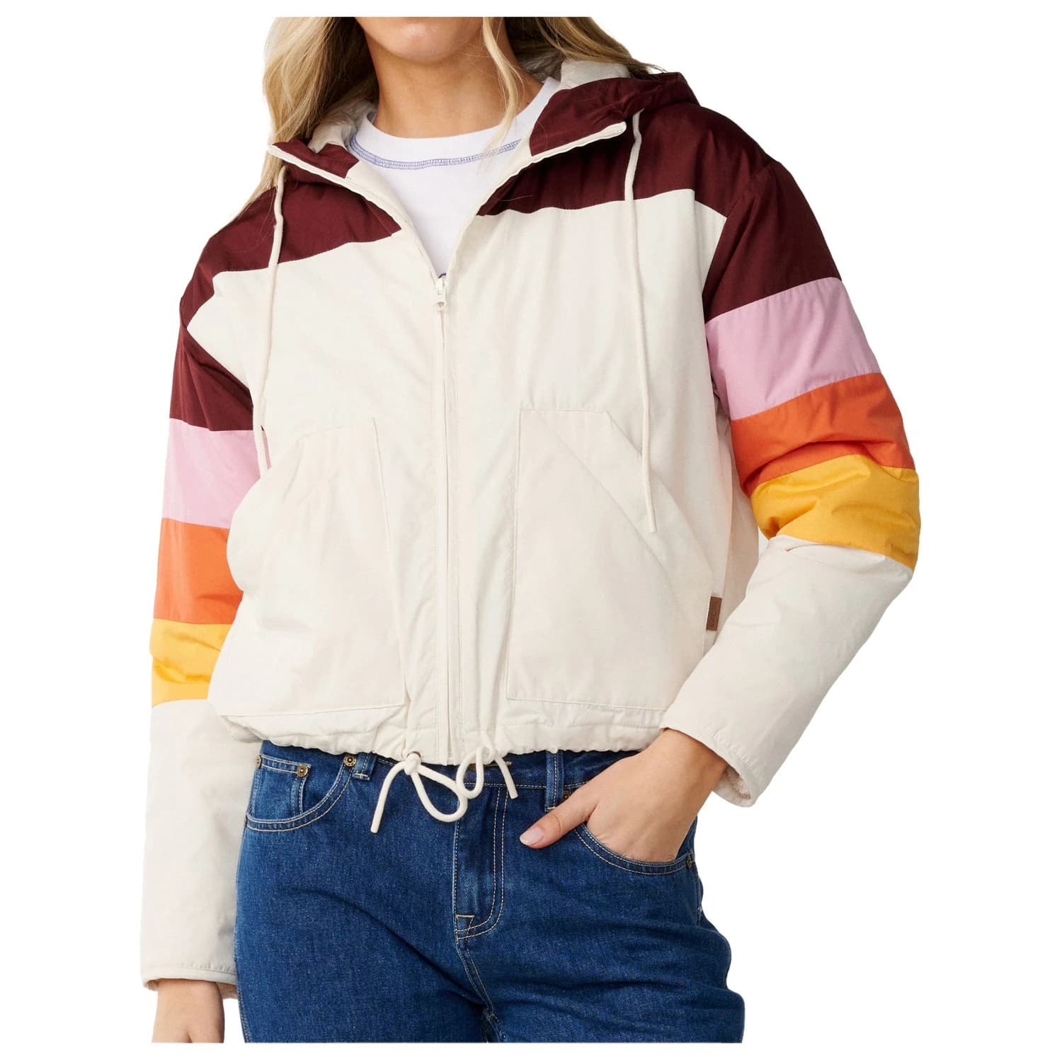 Дамско ежедневно яке Rip Curl Women's Keepsakes Bomber Casual jacket - Dark Plum