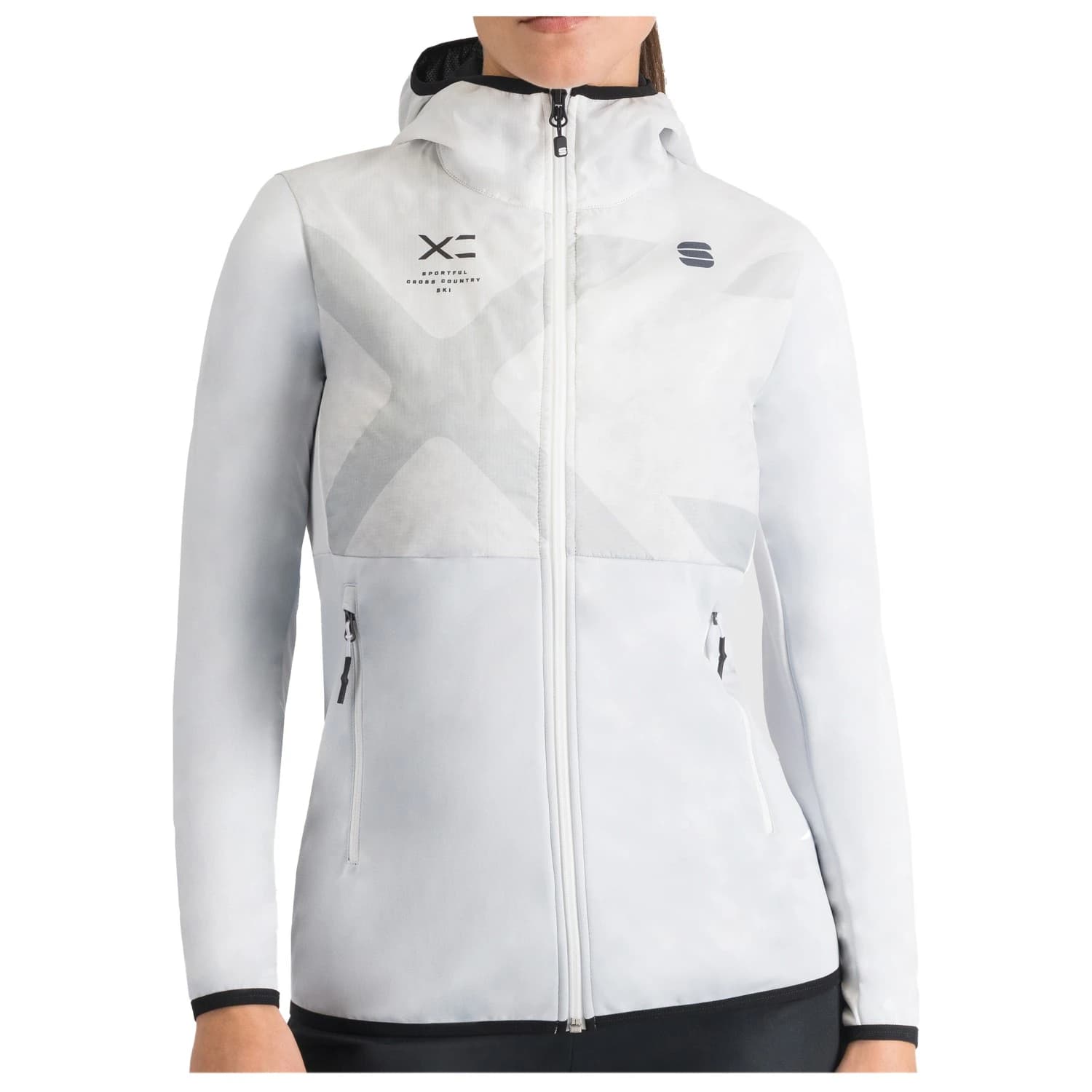 Дамско яке за ски бягане Sportful Women's Rythmo Jacket Cross-country ski jacket - Blue ice / White
