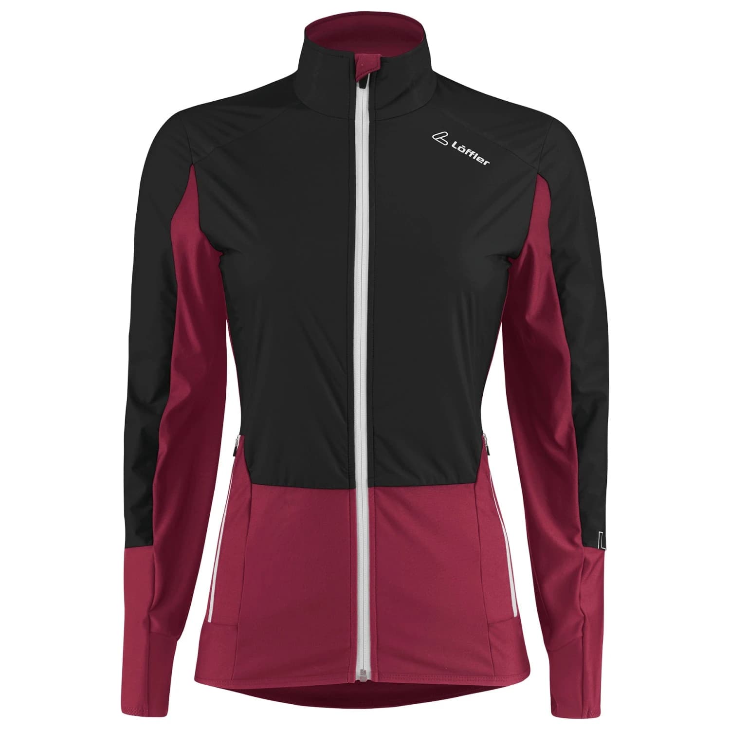 Дамско яке за ски бягане Löffler Women's Jacket Worldcup REP Cross-country ski jacket - Black / Aubergine